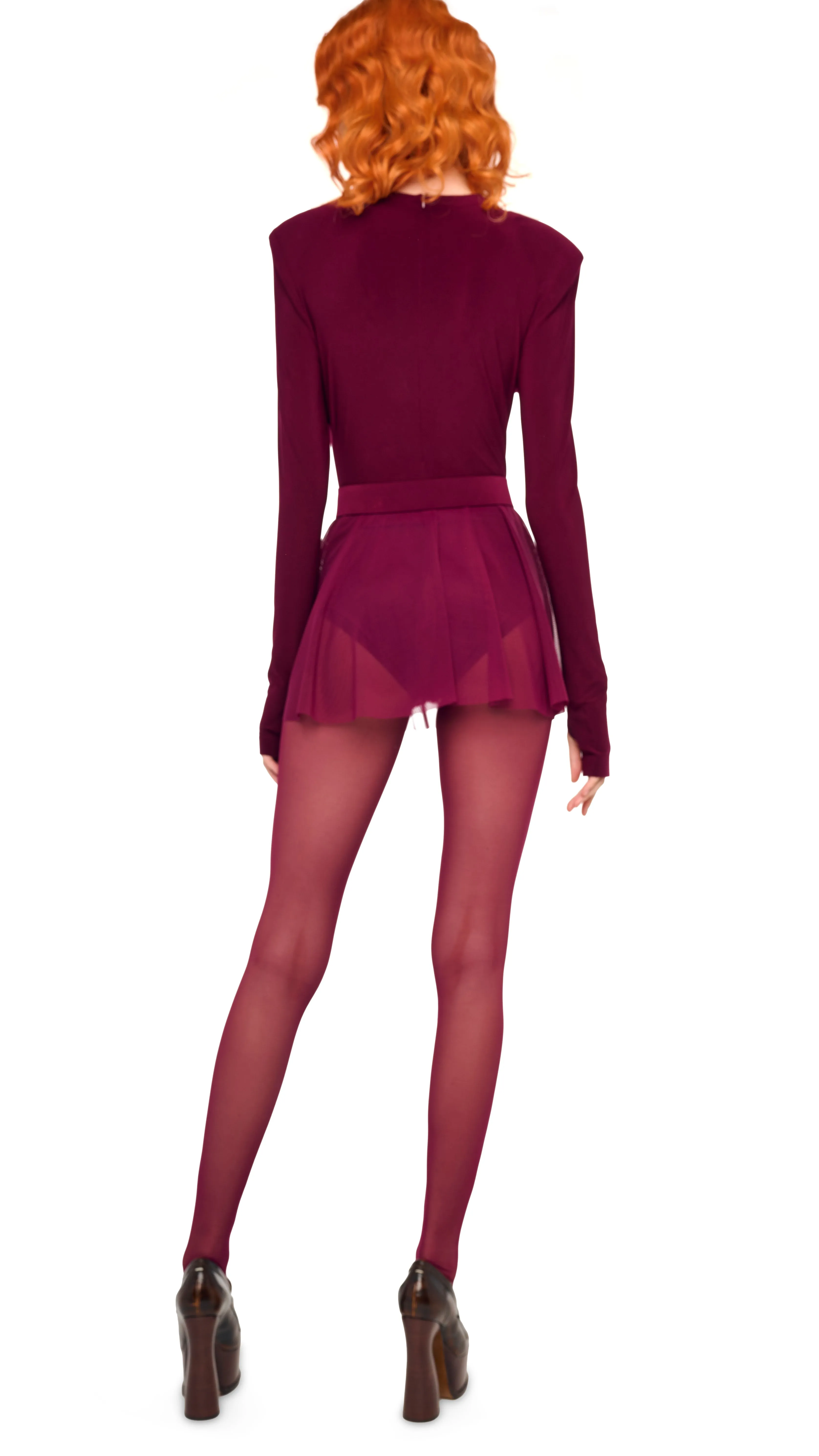 LONG SLEEVE SHOULDER PAD PICKLEBALL sold by Norma Kamali product image thumbnail 3