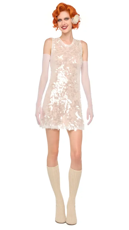 SLEEVELESS SWING MINI DRESS sold by Norma Kamali