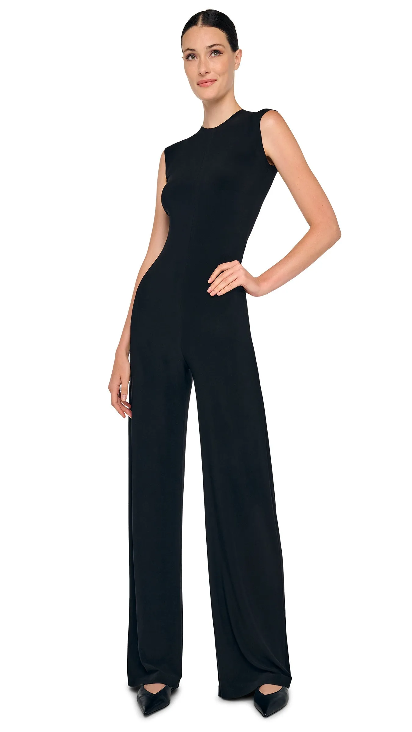 SLEEVELESS JUMPSUIT sold by Norma Kamali product image thumbnail 5