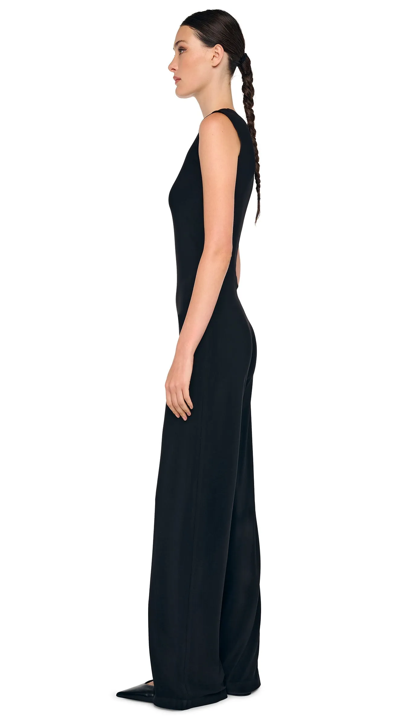 SLEEVELESS JUMPSUIT sold by Norma Kamali product image thumbnail 2
