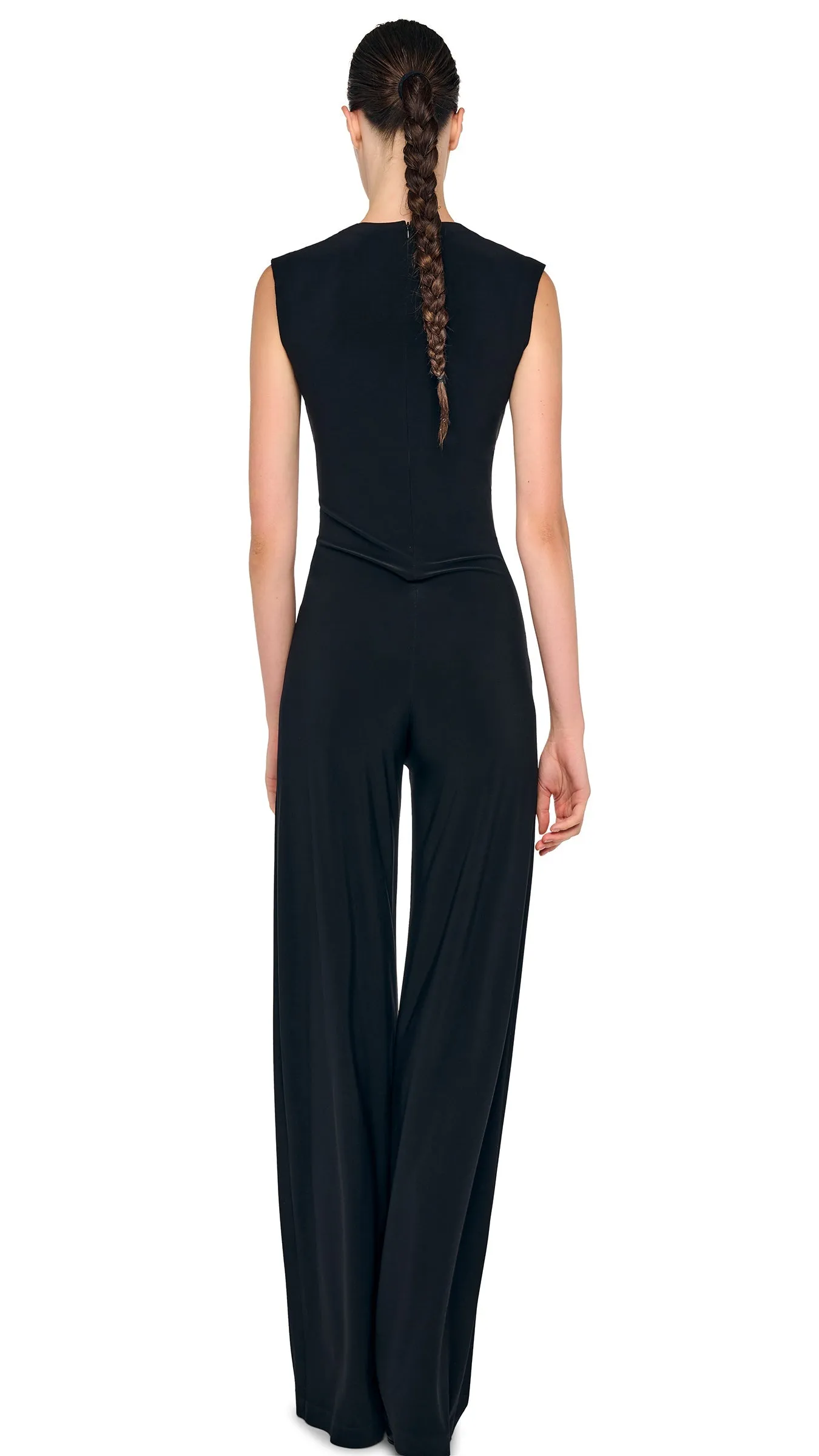 SLEEVELESS JUMPSUIT sold by Norma Kamali product image thumbnail 3