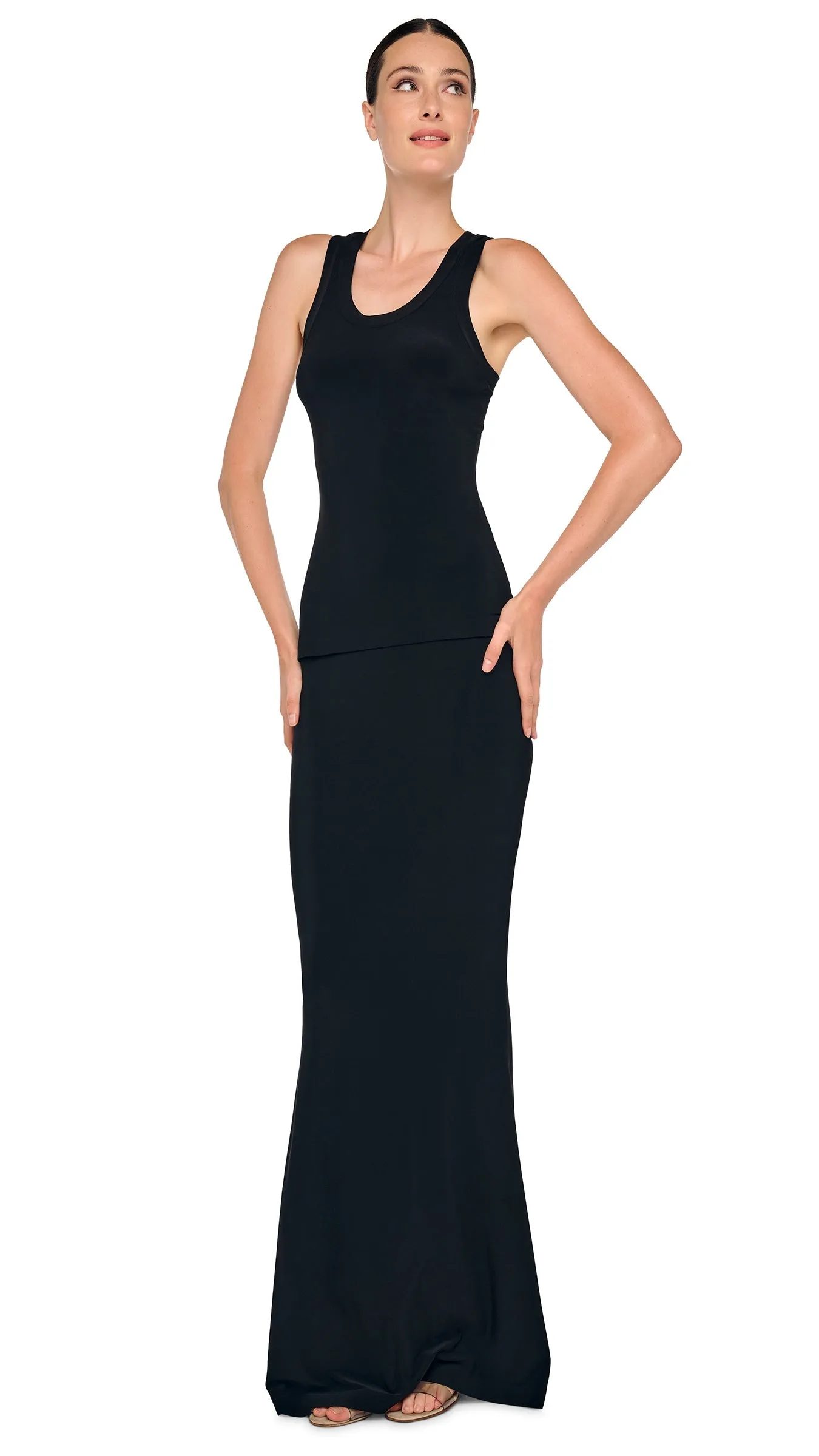 OBIE LONG SKIRT sold by Norma Kamali product image thumbnail 5