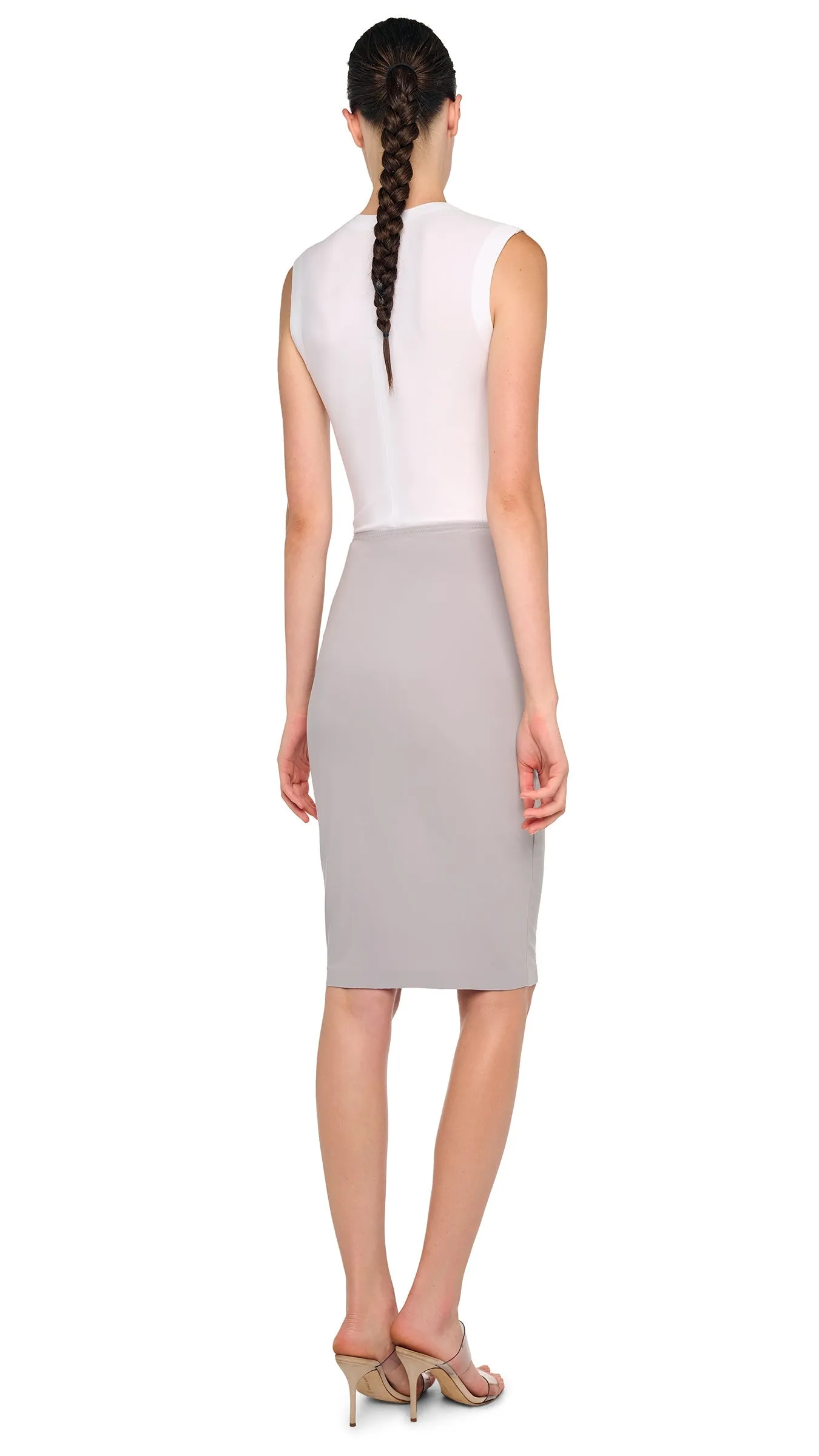 STRAIGHT SKIRT TO KNEE sold by Norma Kamali product image thumbnail 3