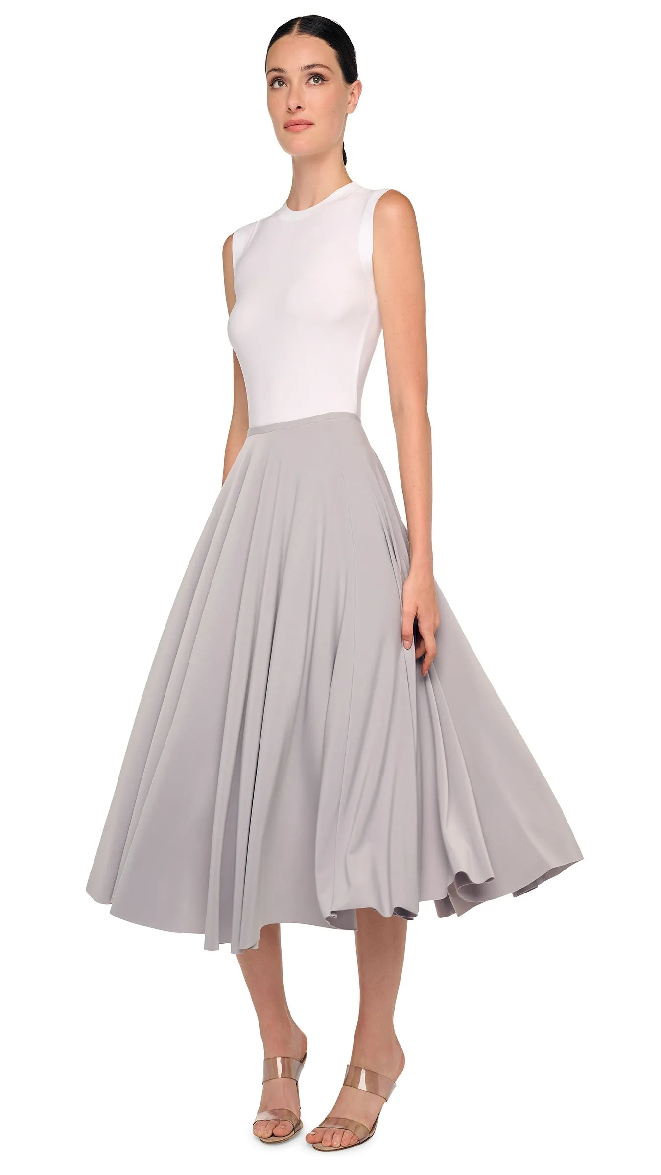 FLARED SKIRT TO MIDCALF sold by Norma Kamali product image thumbnail 4