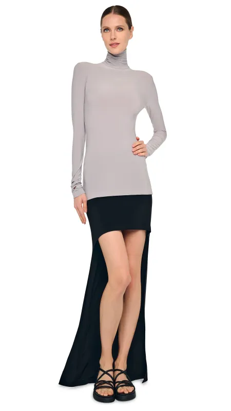 SLIM FIT LONG SLEEVE TURTLE TOP sold by Norma Kamali
