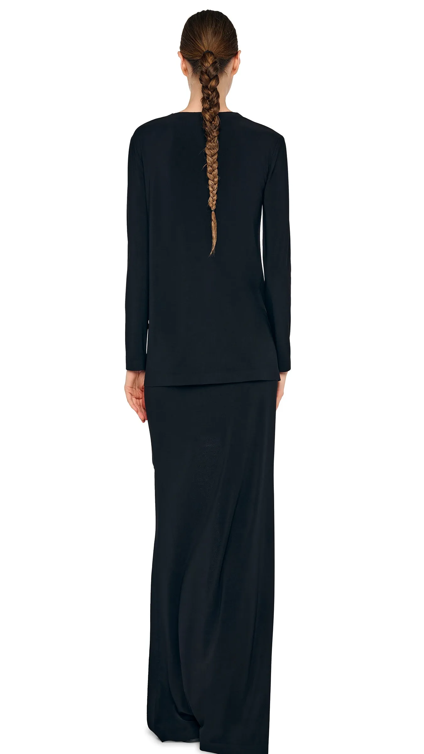 OVERSIZED LONG SLEEVE T sold by Norma Kamali product image thumbnail 3