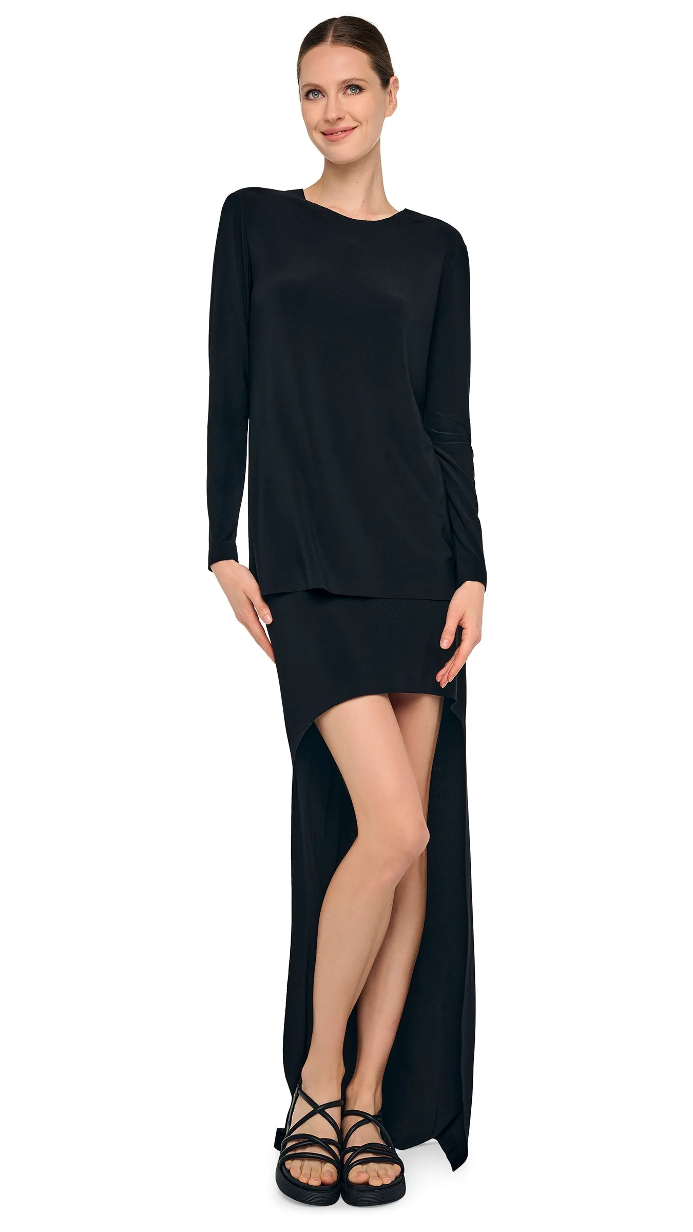 OVERSIZED LONG SLEEVE T sold by Norma Kamali