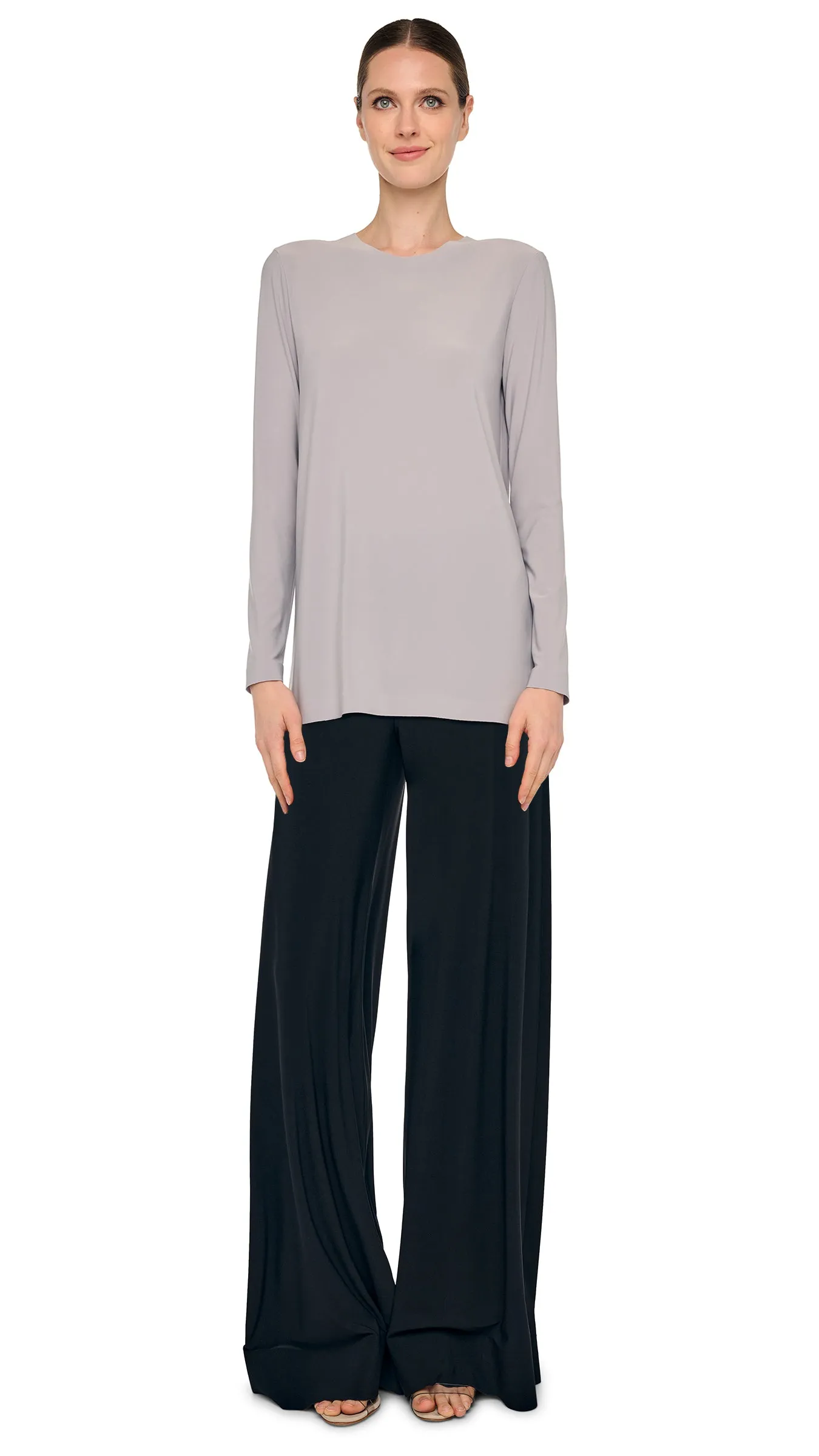 OVERSIZED LONG SLEEVE T sold by Norma Kamali product image thumbnail 4