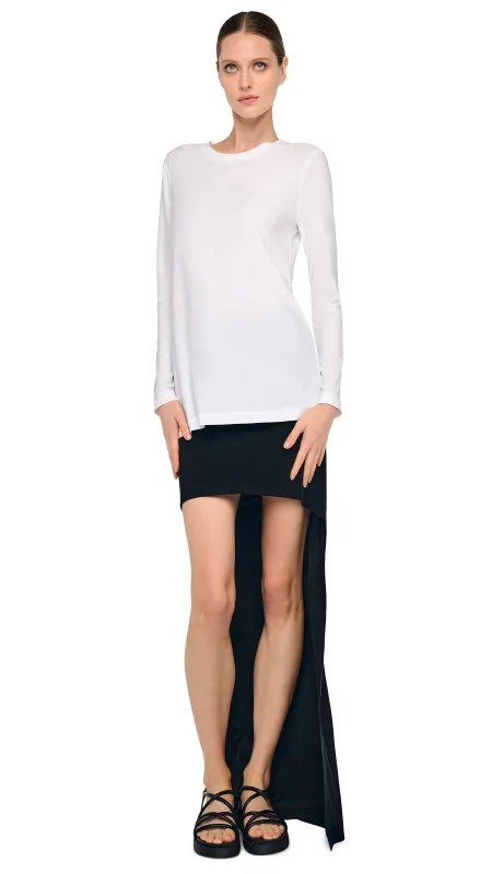 OVERSIZED LONG SLEEVE T sold by Norma Kamali