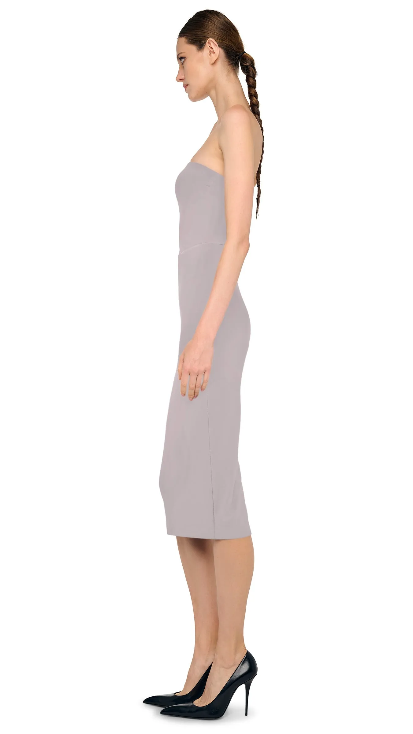 STRAPLESS DRESS TO KNEE sold by Norma Kamali product image thumbnail 2