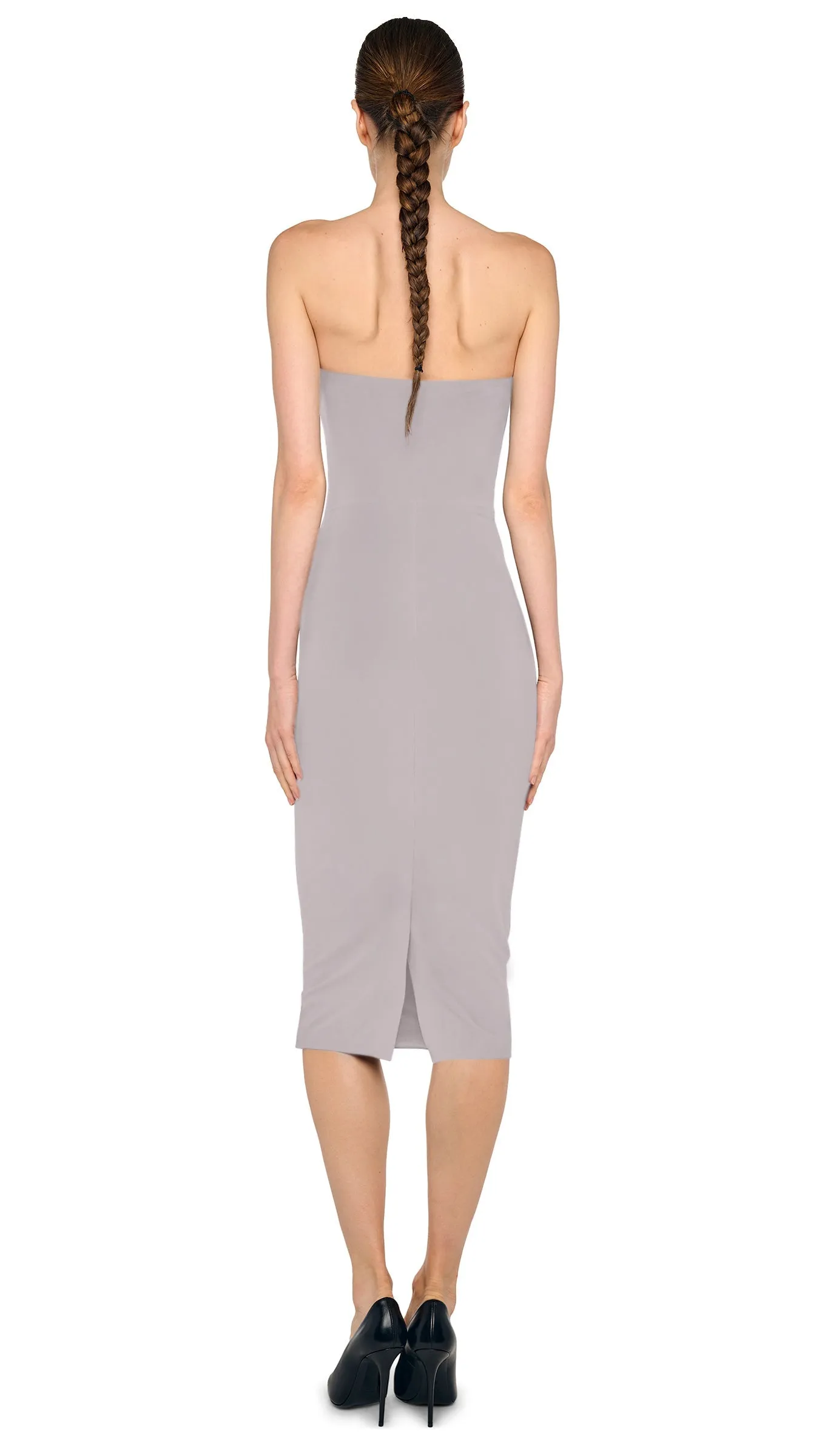 STRAPLESS DRESS TO KNEE sold by Norma Kamali product image thumbnail 3