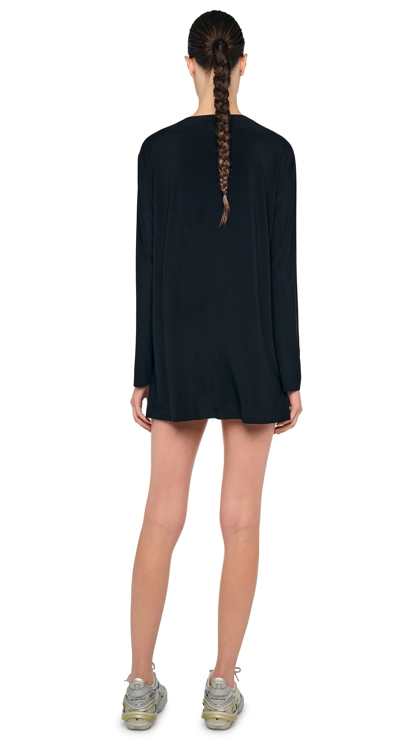 OVERSIZED LONG SLEEVE MINI DRESS sold by Norma Kamali product image thumbnail 3
