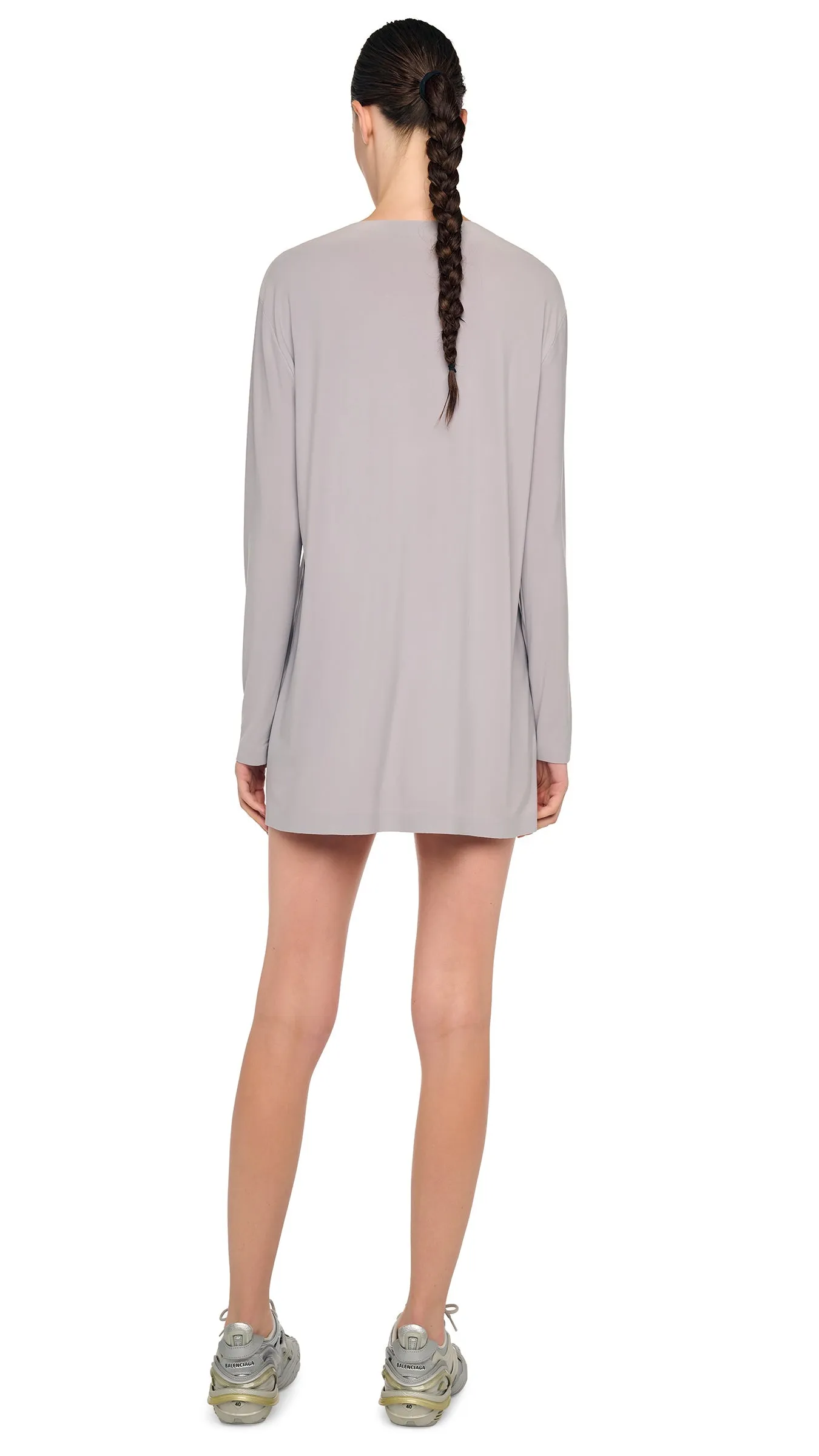 OVERSIZED LONG SLEEVE MINI DRESS sold by Norma Kamali product image thumbnail 3