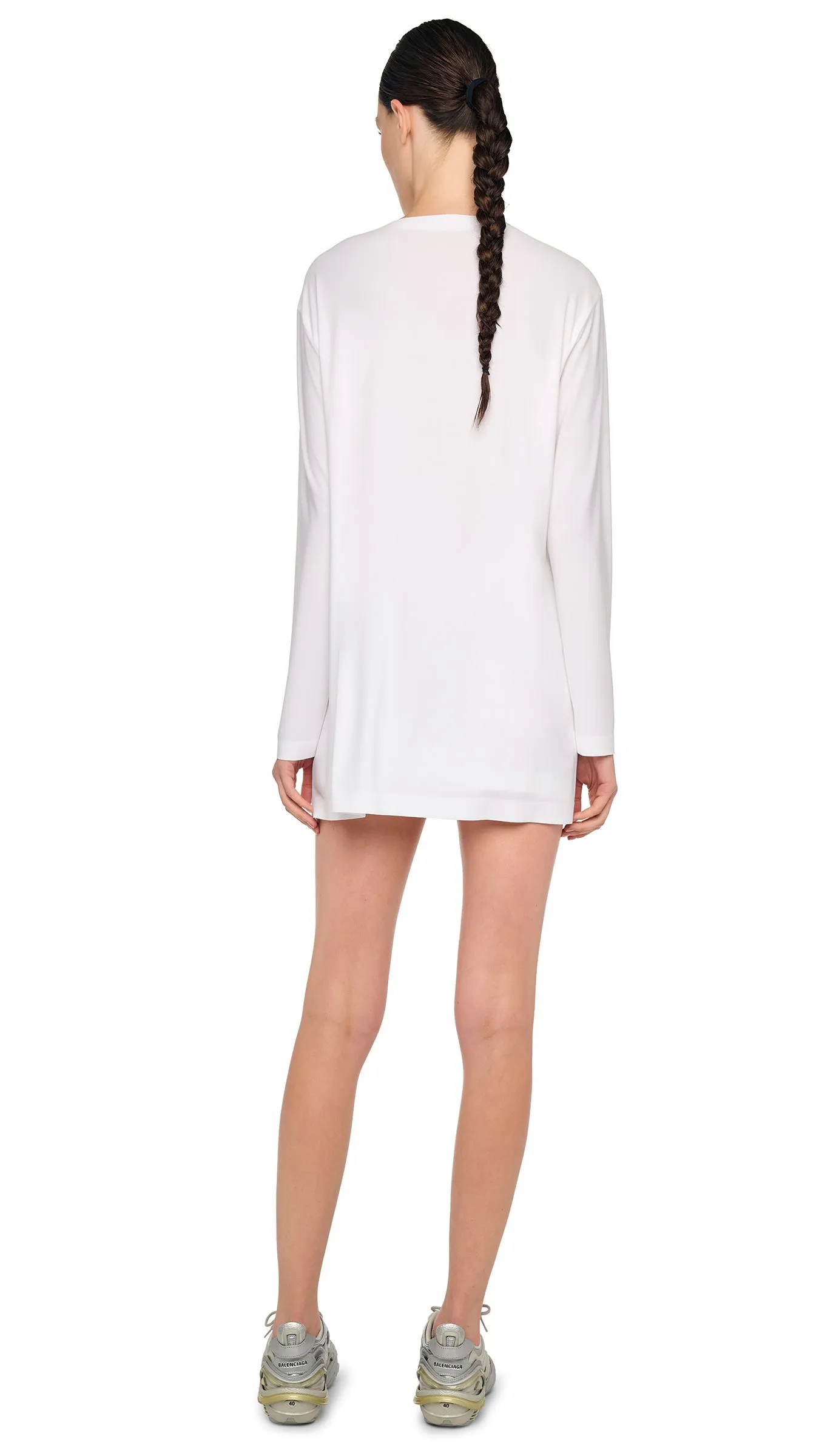 OVERSIZED LONG SLEEVE MINI DRESS sold by Norma Kamali product image thumbnail 3