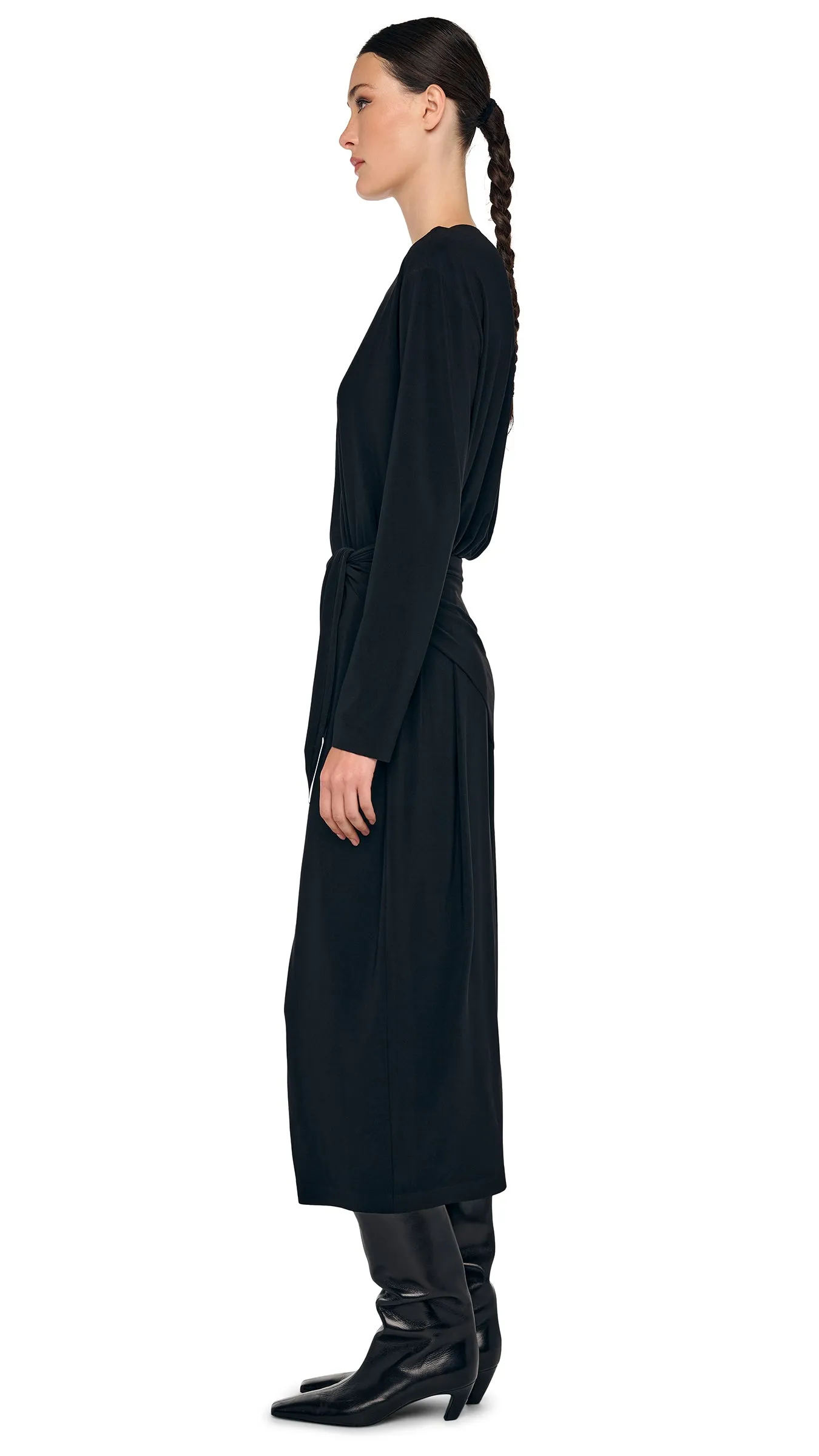 OVERSIZED LONG SLEEVE DRESS TO MIDCALF sold by Norma Kamali product image thumbnail 2