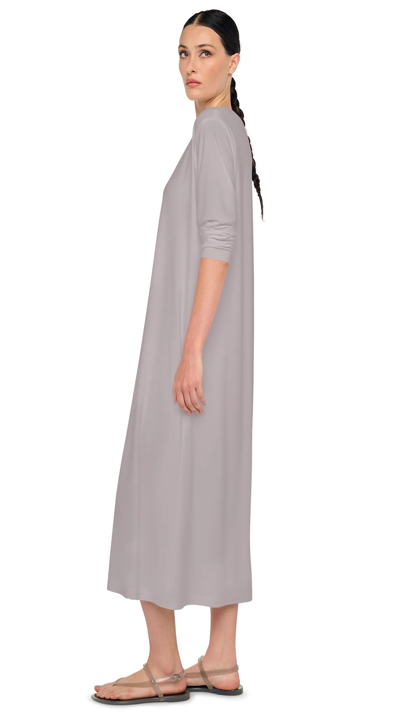 OVERSIZED LONG SLEEVE DRESS TO MIDCALF sold by Norma Kamali product image thumbnail 2