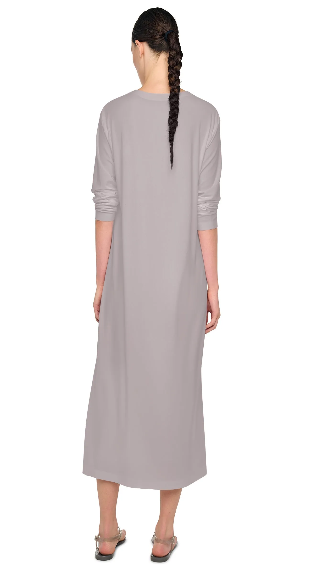 OVERSIZED LONG SLEEVE DRESS TO MIDCALF sold by Norma Kamali product image thumbnail 3