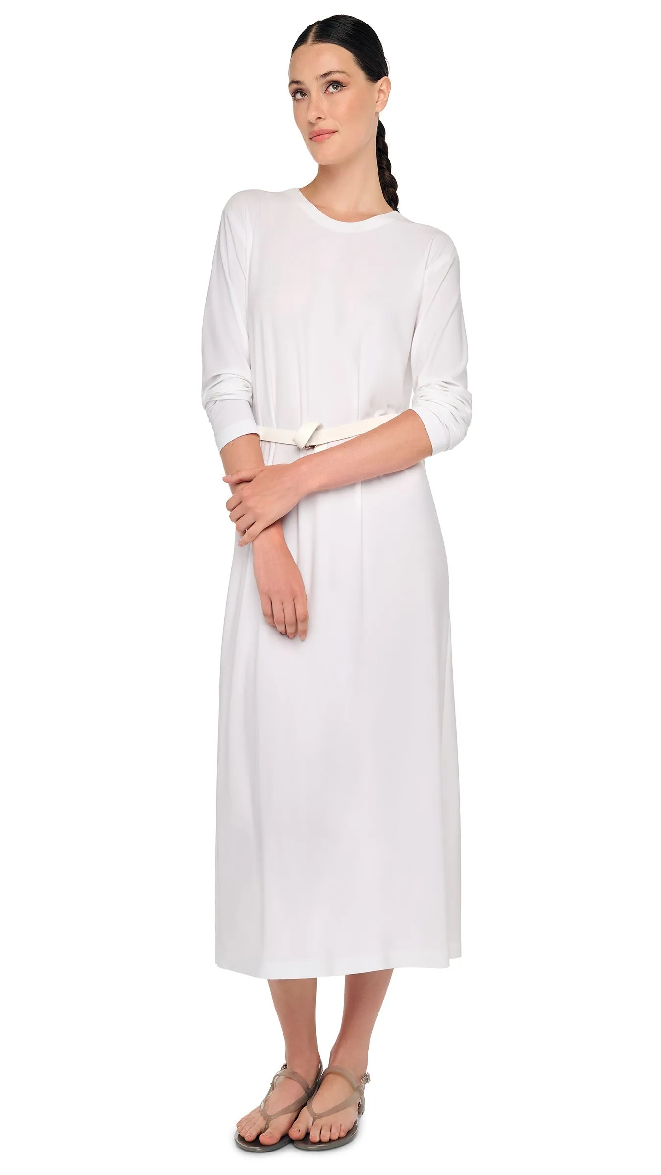 OVERSIZED LONG SLEEVE DRESS TO MIDCALF sold by Norma Kamali product image thumbnail 5
