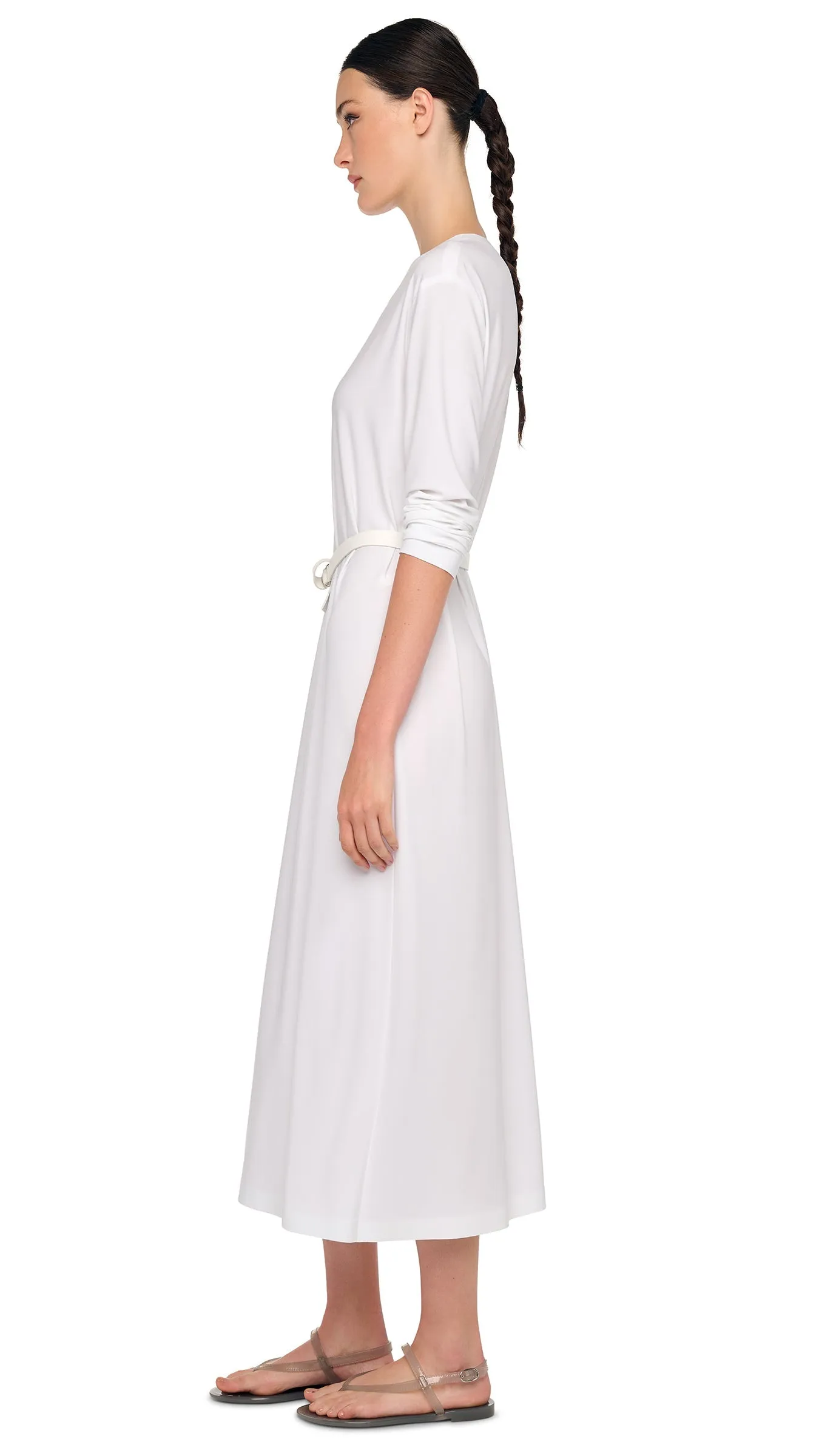 OVERSIZED LONG SLEEVE DRESS TO MIDCALF sold by Norma Kamali product image thumbnail 2