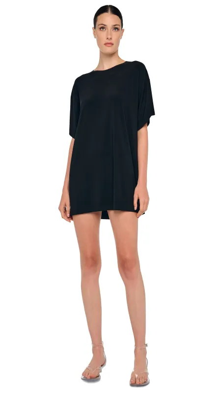 SHORT SLEEVE BOXY MINI DRESS sold by Norma Kamali