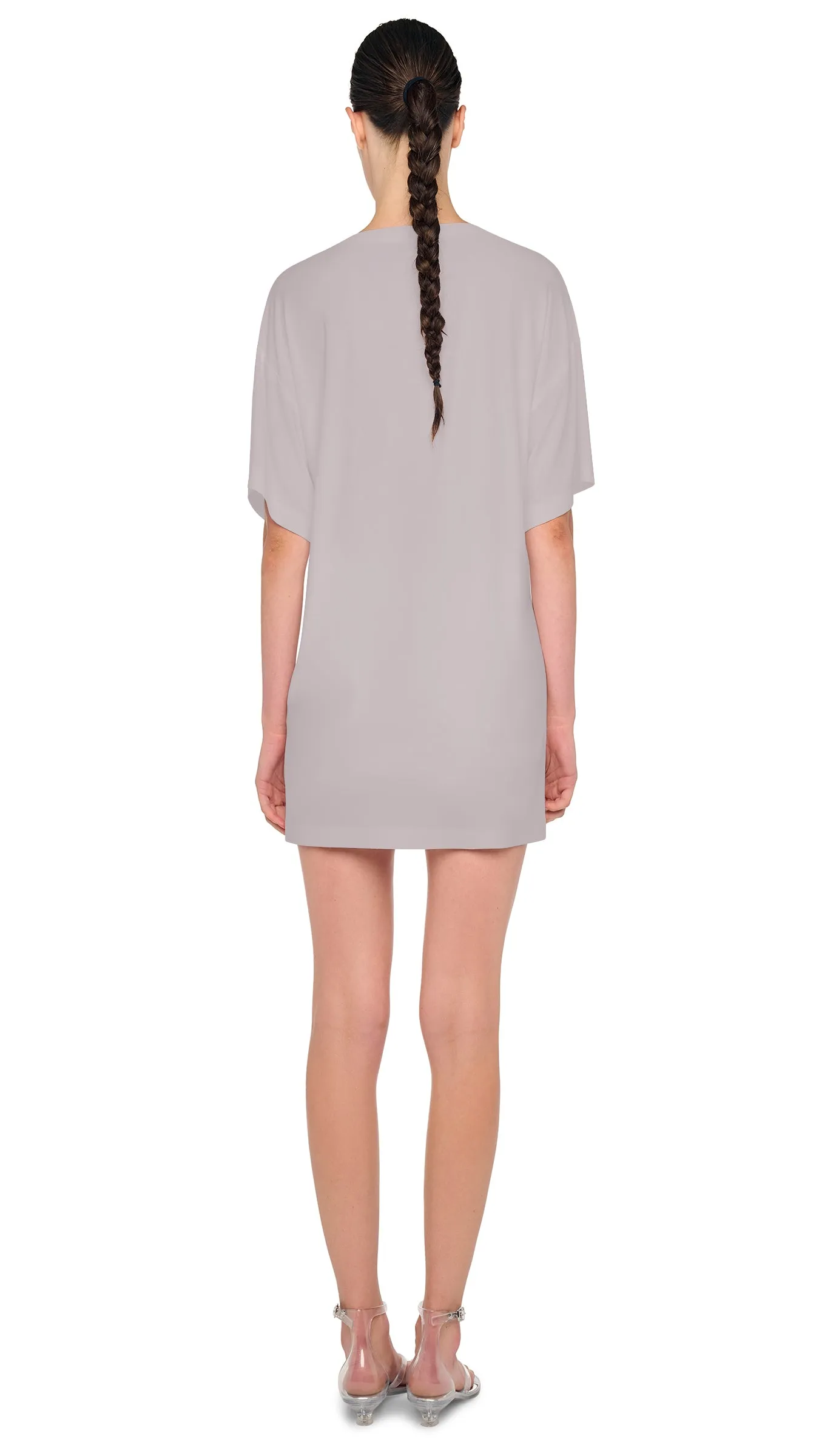 SHORT SLEEVE BOXY MINI DRESS sold by Norma Kamali product image thumbnail 3