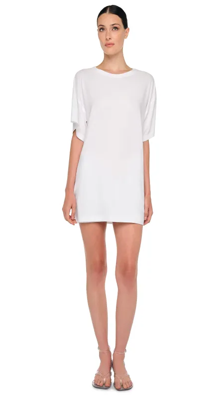 SHORT SLEEVE BOXY MINI DRESS sold by Norma Kamali