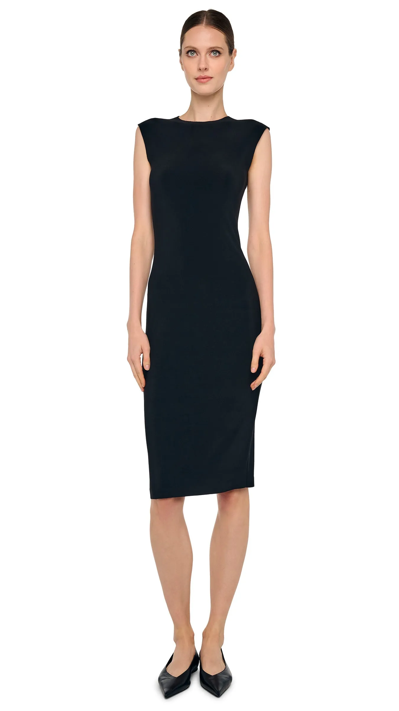 SLEEVELESS DRESS TO KNEE sold by Norma Kamali