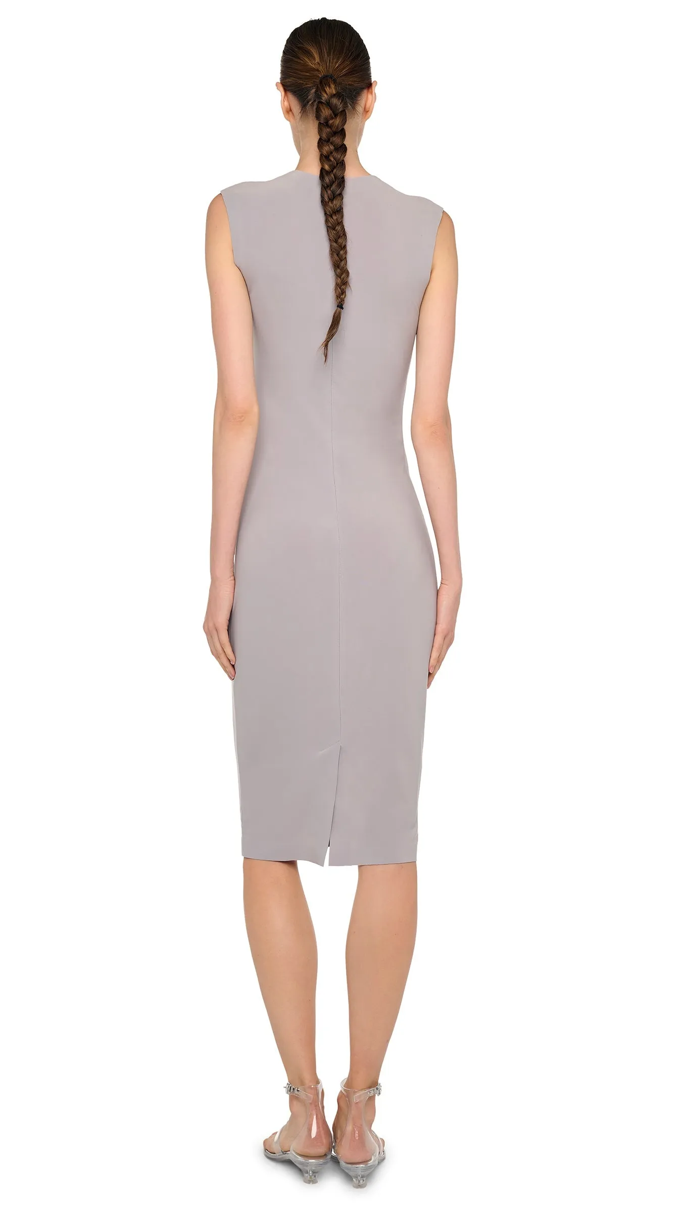 SLEEVELESS DRESS TO KNEE sold by Norma Kamali product image thumbnail 3