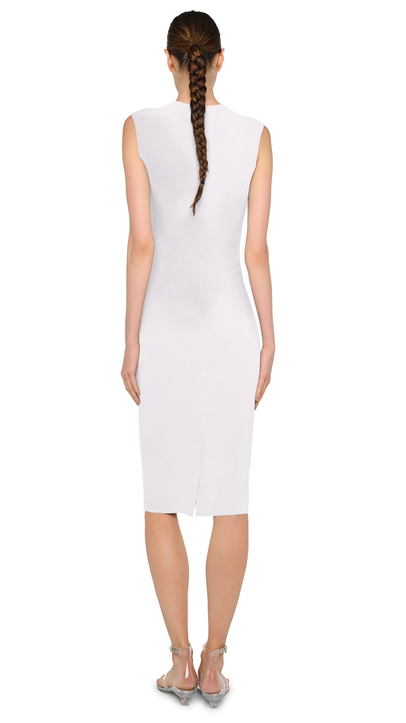 SLEEVELESS DRESS TO KNEE sold by Norma Kamali product image thumbnail 3