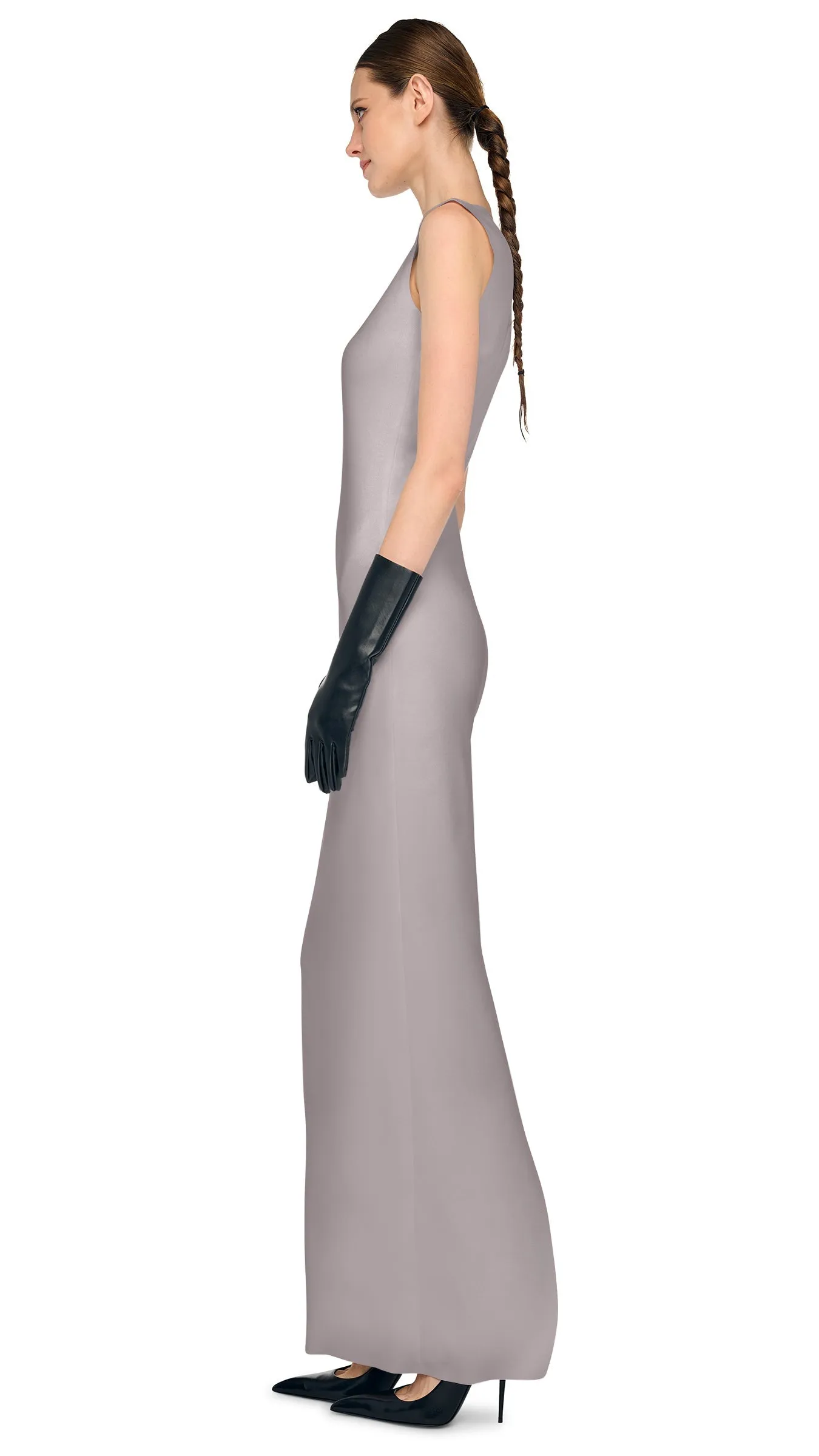 SLEEVELESS LONG DRESS sold by Norma Kamali product image thumbnail 2