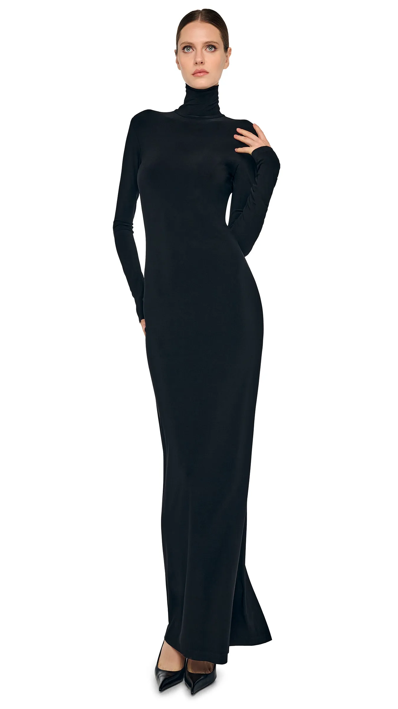 TURTLE LONG DRESS sold by Norma Kamali product image thumbnail 5