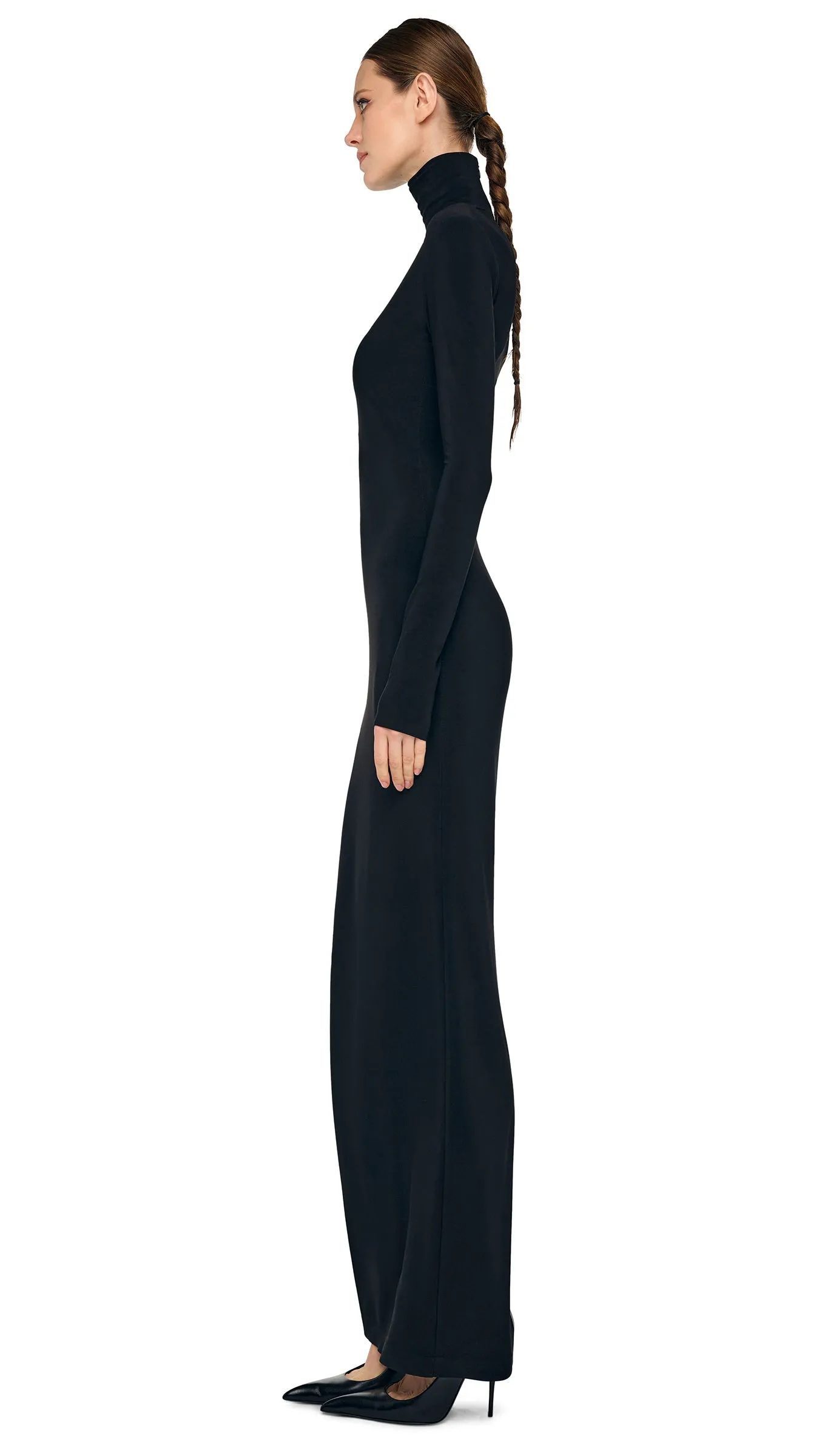TURTLE LONG DRESS sold by Norma Kamali product image thumbnail 2