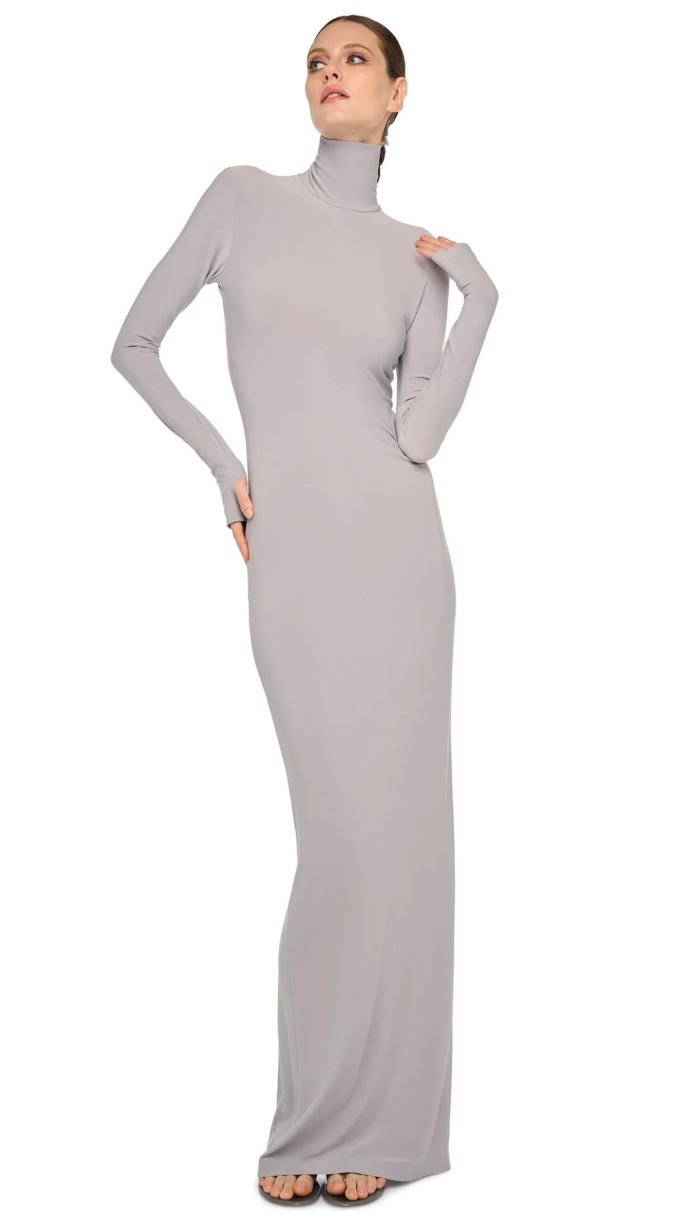 TURTLE LONG DRESS sold by Norma Kamali product image thumbnail 4