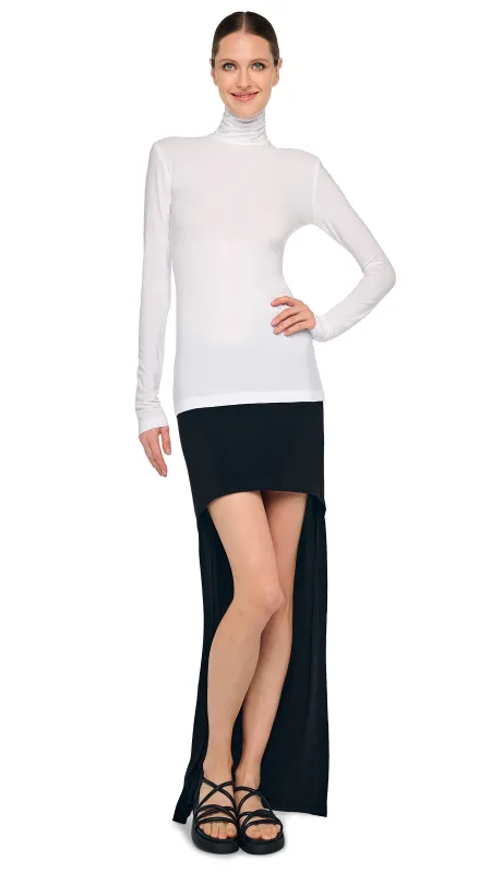 SLIM FIT LONG SLEEVE TURTLE TOP sold by Norma Kamali