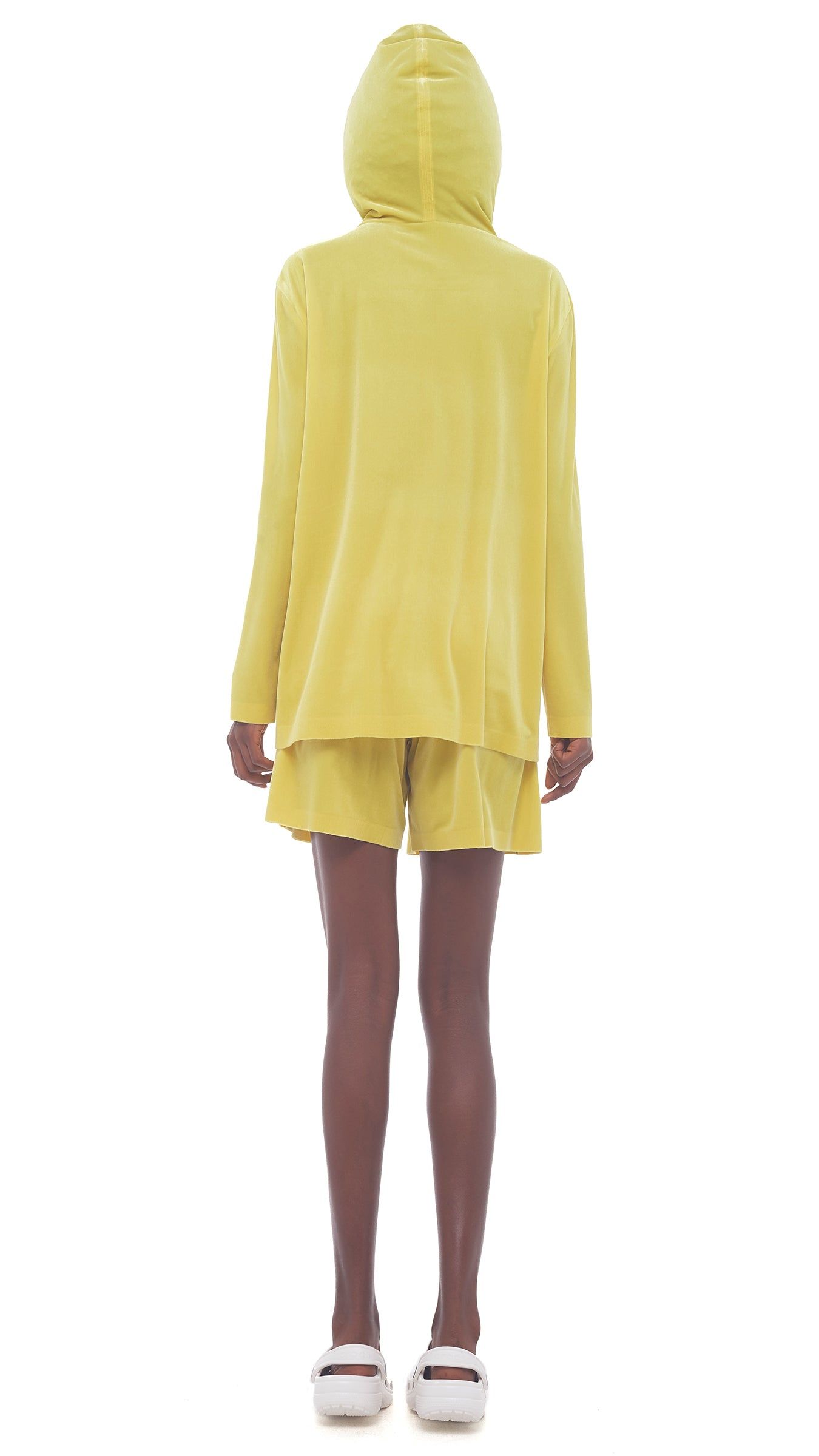 DRAWSTRING BF HOODED TOP sold by Norma Kamali product image thumbnail 4