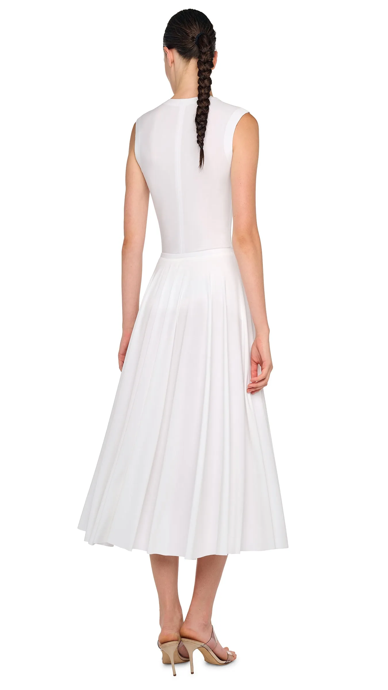 FLARED SKIRT TO MIDCALF sold by Norma Kamali product image thumbnail 3