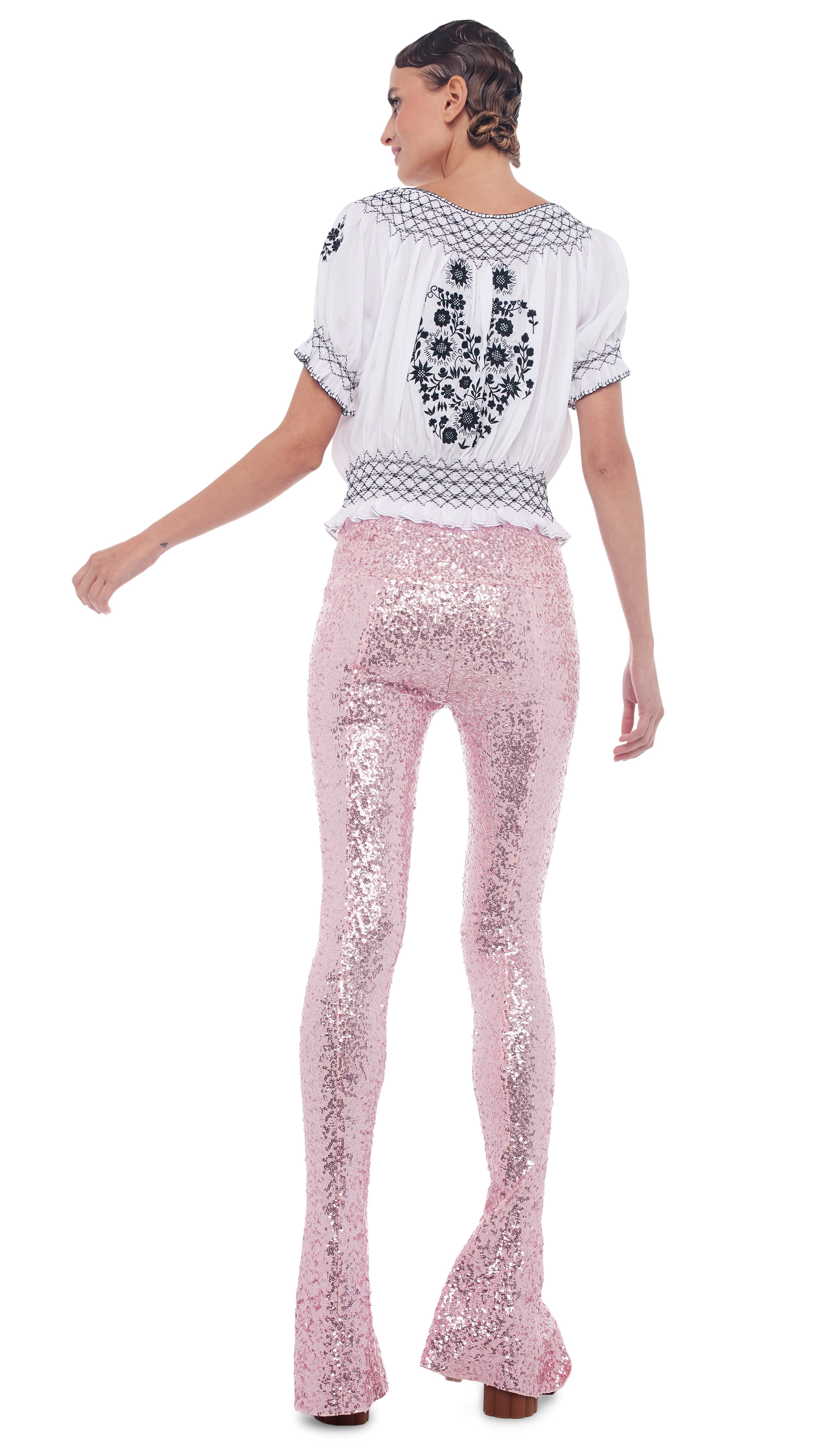 SEQUIN SPAT LEGGING sold by Norma Kamali product image thumbnail 3