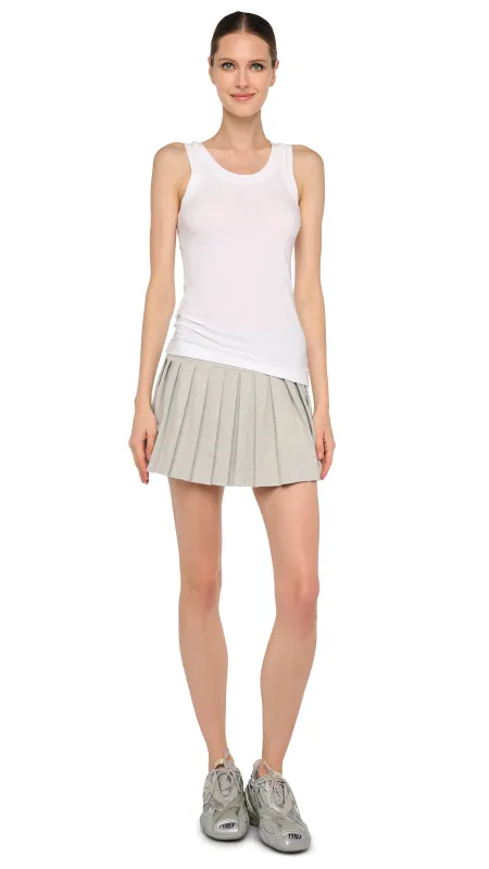 PLEATED PICKLEBALL SKIRT sold by Norma Kamali