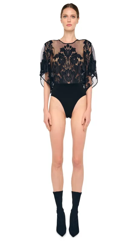 REVERSE OBIE BODYSUIT sold by Norma Kamali