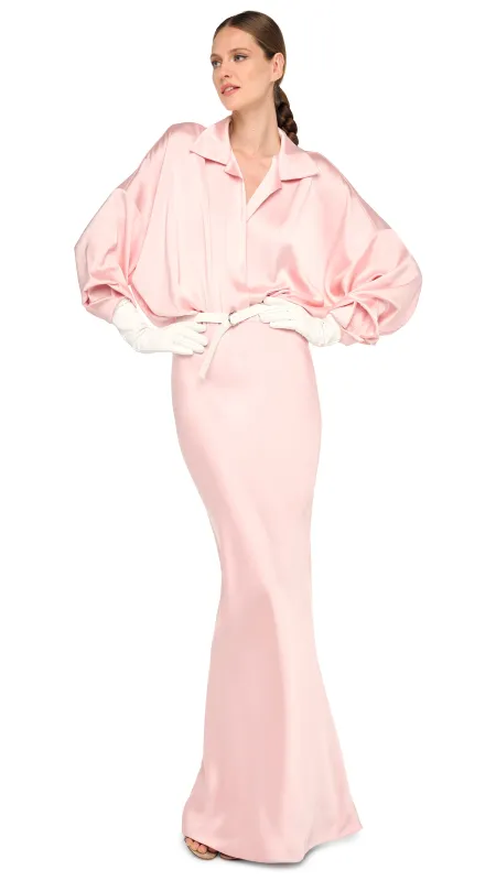 SUPER OVERSIZED BOYFRIEND NK SHIRT BODYSUIT sold by Norma Kamali