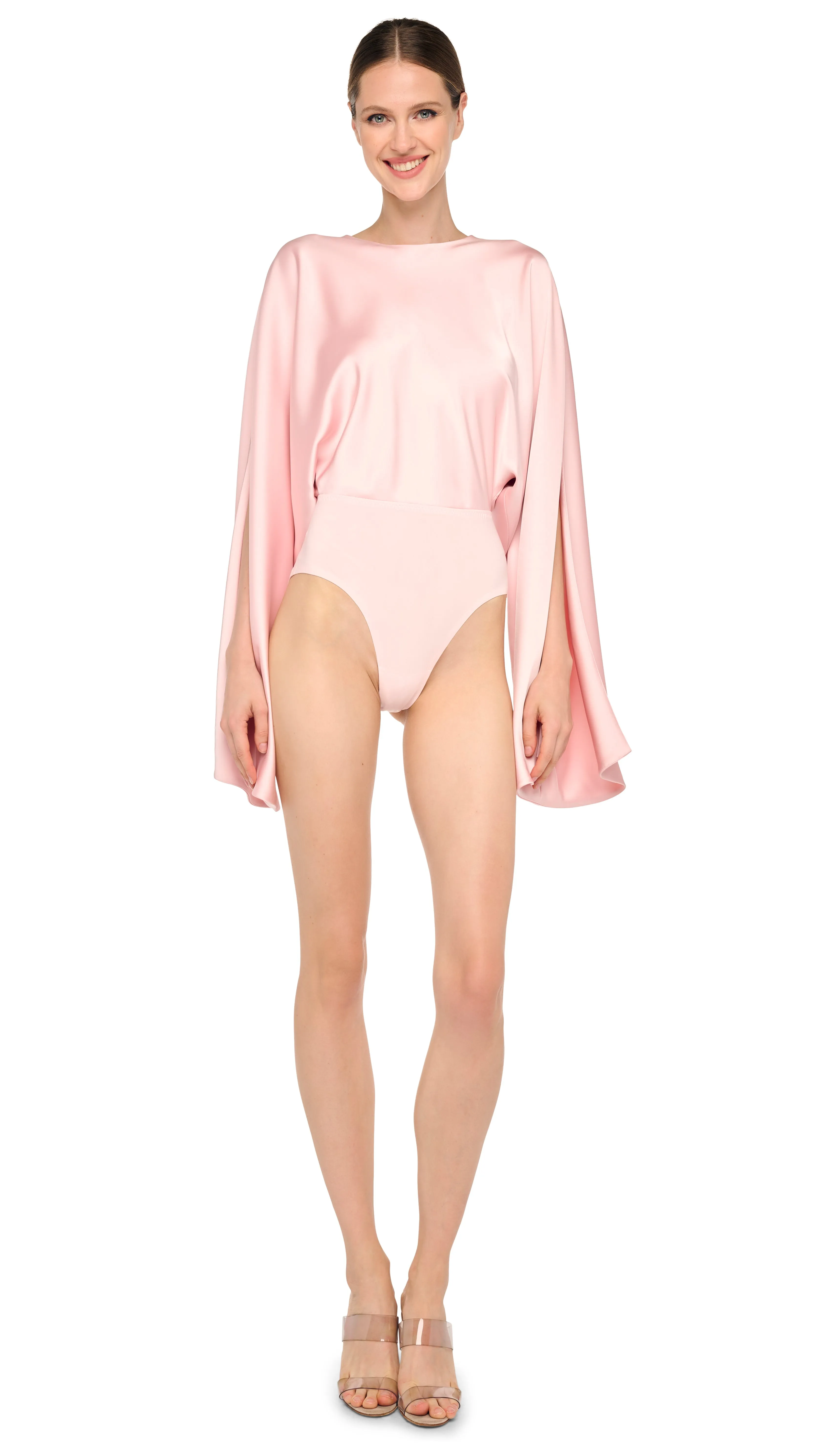 REVERSE OBIE BODYSUIT sold by Norma Kamali
