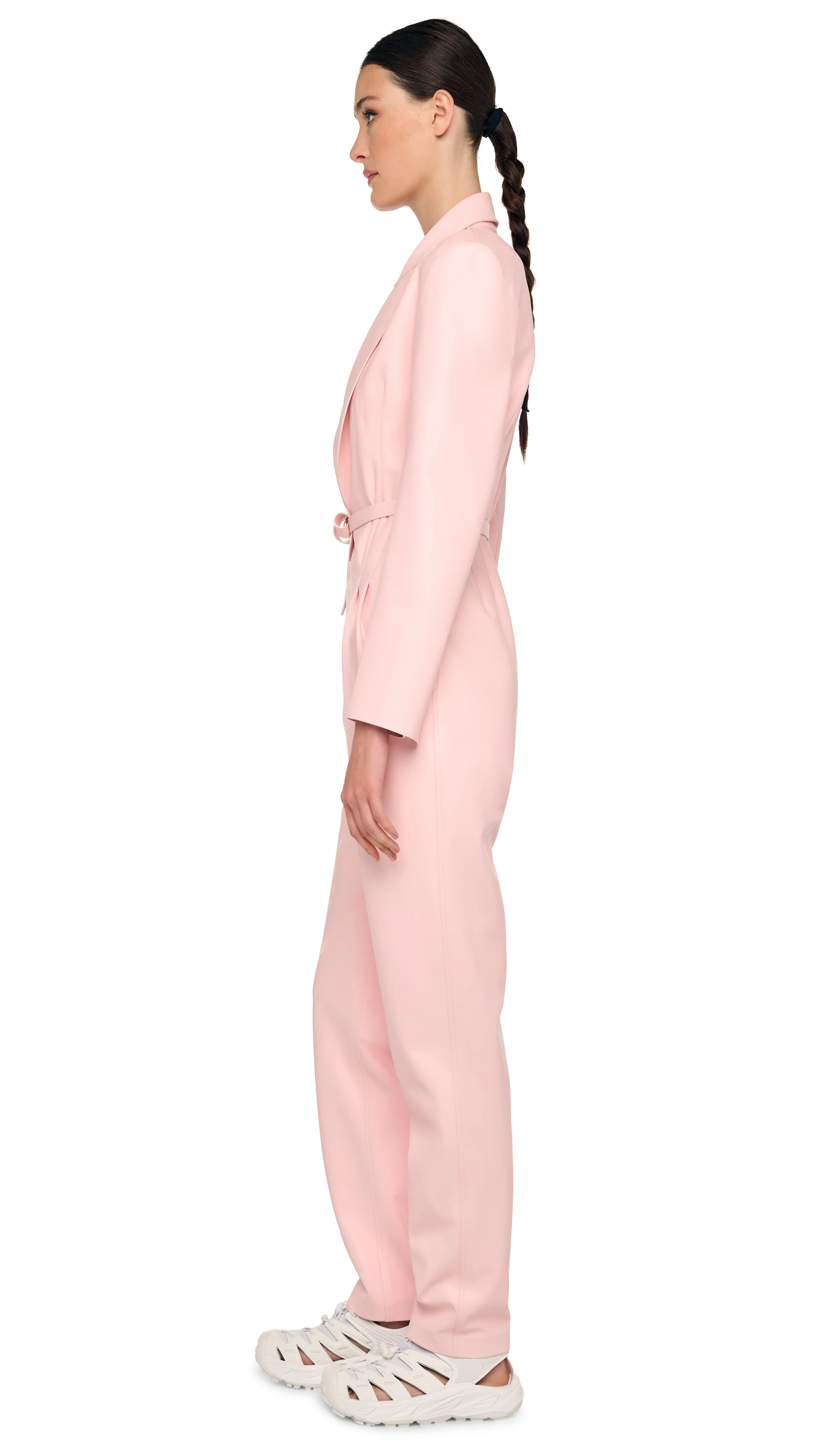 EASY FIT SINGLE BREASTED JUMPSUIT sold by Norma Kamali product image thumbnail 2