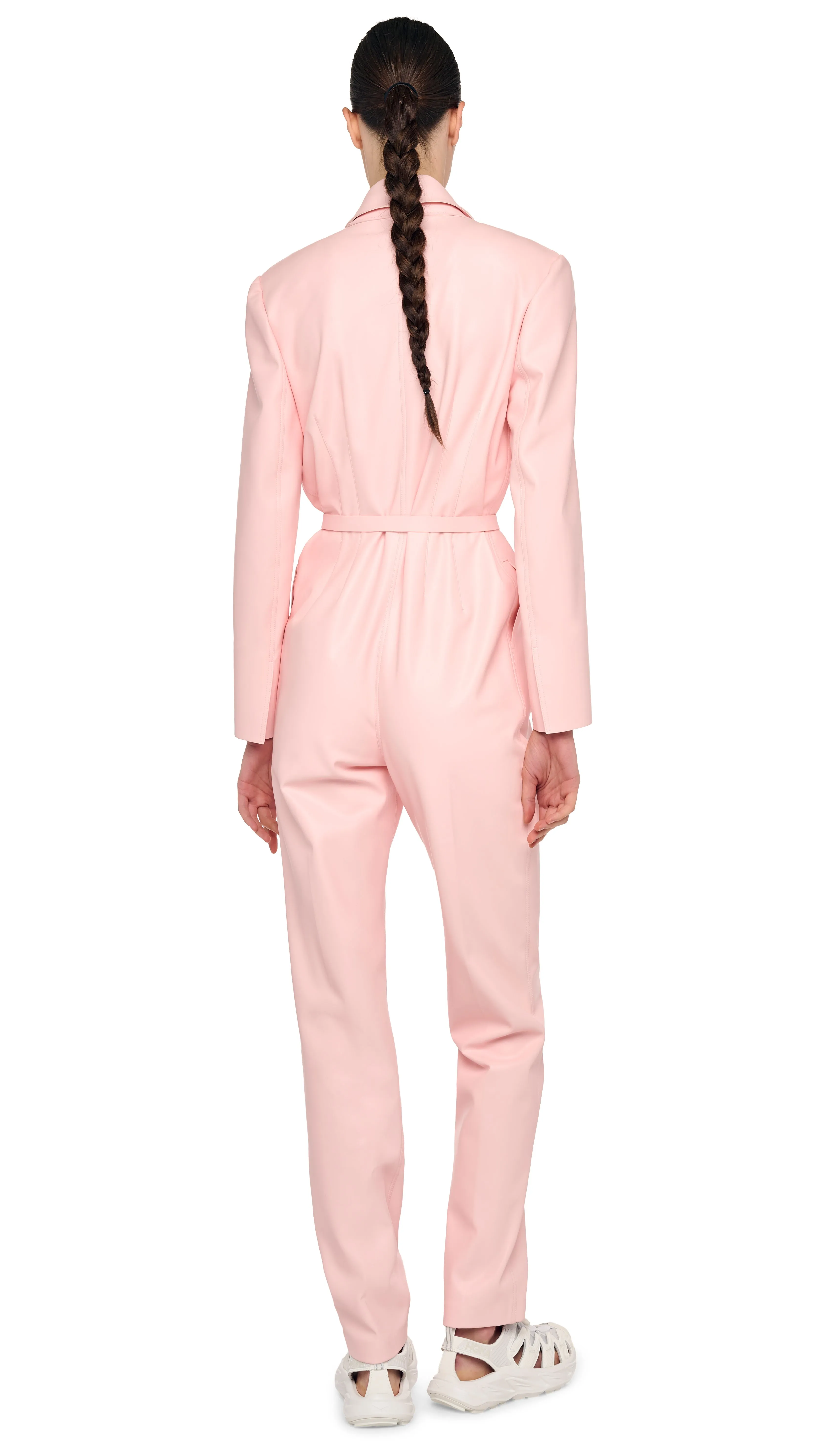 EASY FIT SINGLE BREASTED JUMPSUIT sold by Norma Kamali product image thumbnail 3