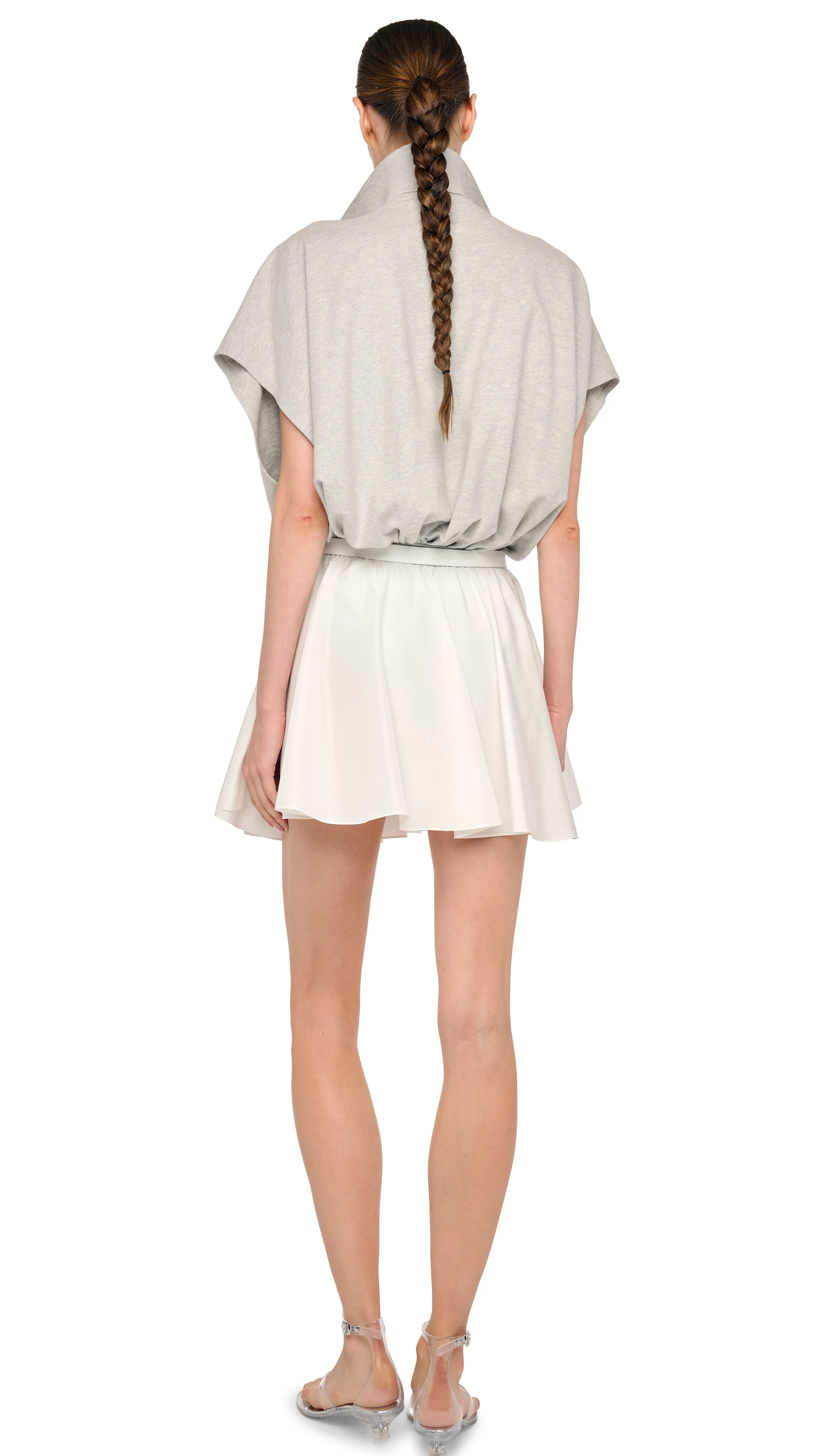 FLARED MINI SKIRT sold by Norma Kamali product image thumbnail 3