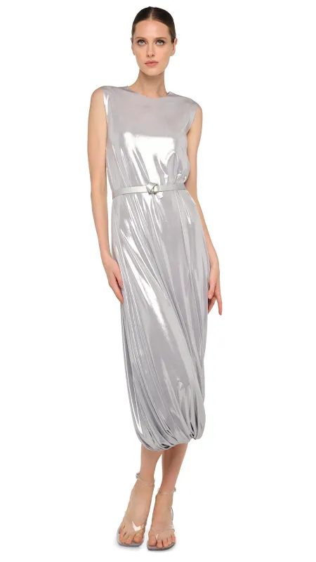 SLEEVELESS TWIST MIDCALF DRESS made by Sweats