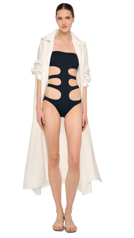 SUPER OVERSIZED NK SHIRT DRESS OPEN sold by Norma Kamali