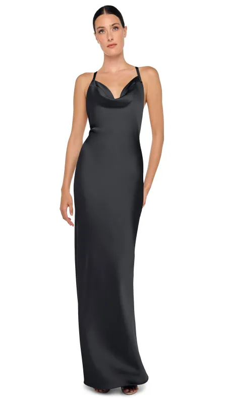 CROSS BACK BIAS GOWN sold by Norma Kamali