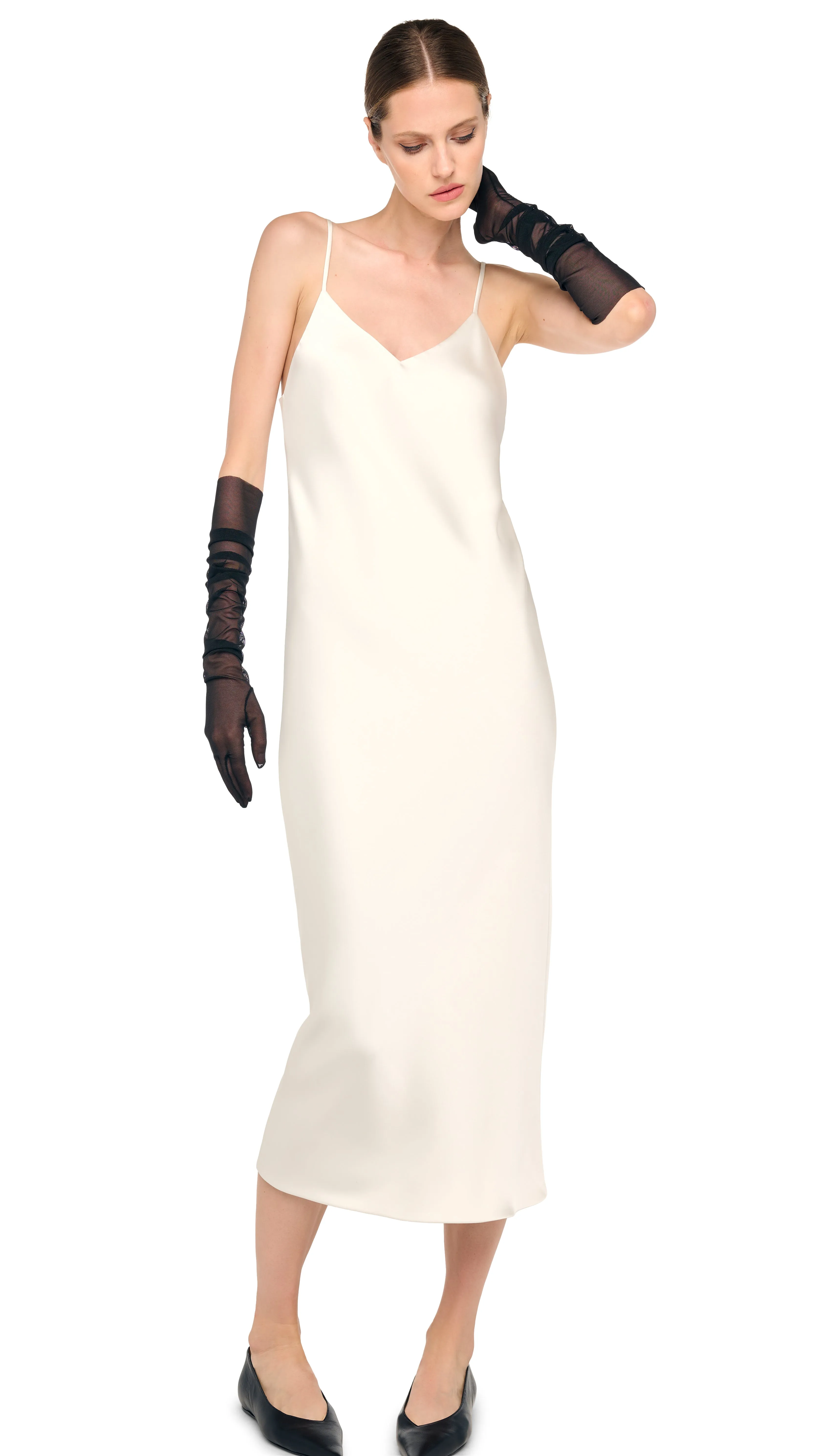 BIAS SLIP DRESS sold by Norma Kamali product image thumbnail 5