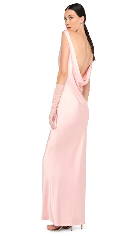 SLEEVELESS LOW BACK DRAPE GOWN sold by Norma Kamali