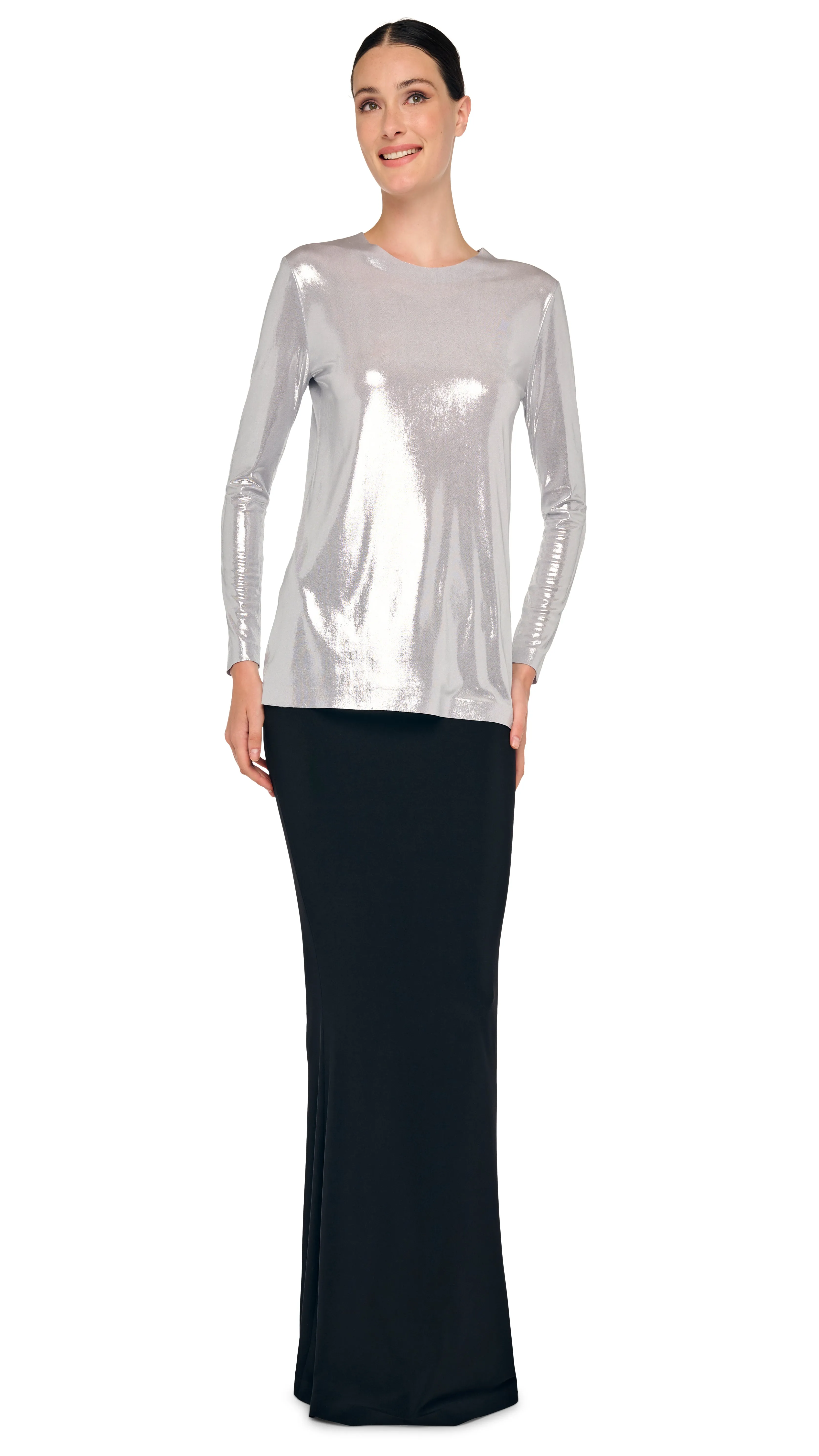 CLASSIC LONG SLEEVE T sold by Norma Kamali product image thumbnail 5